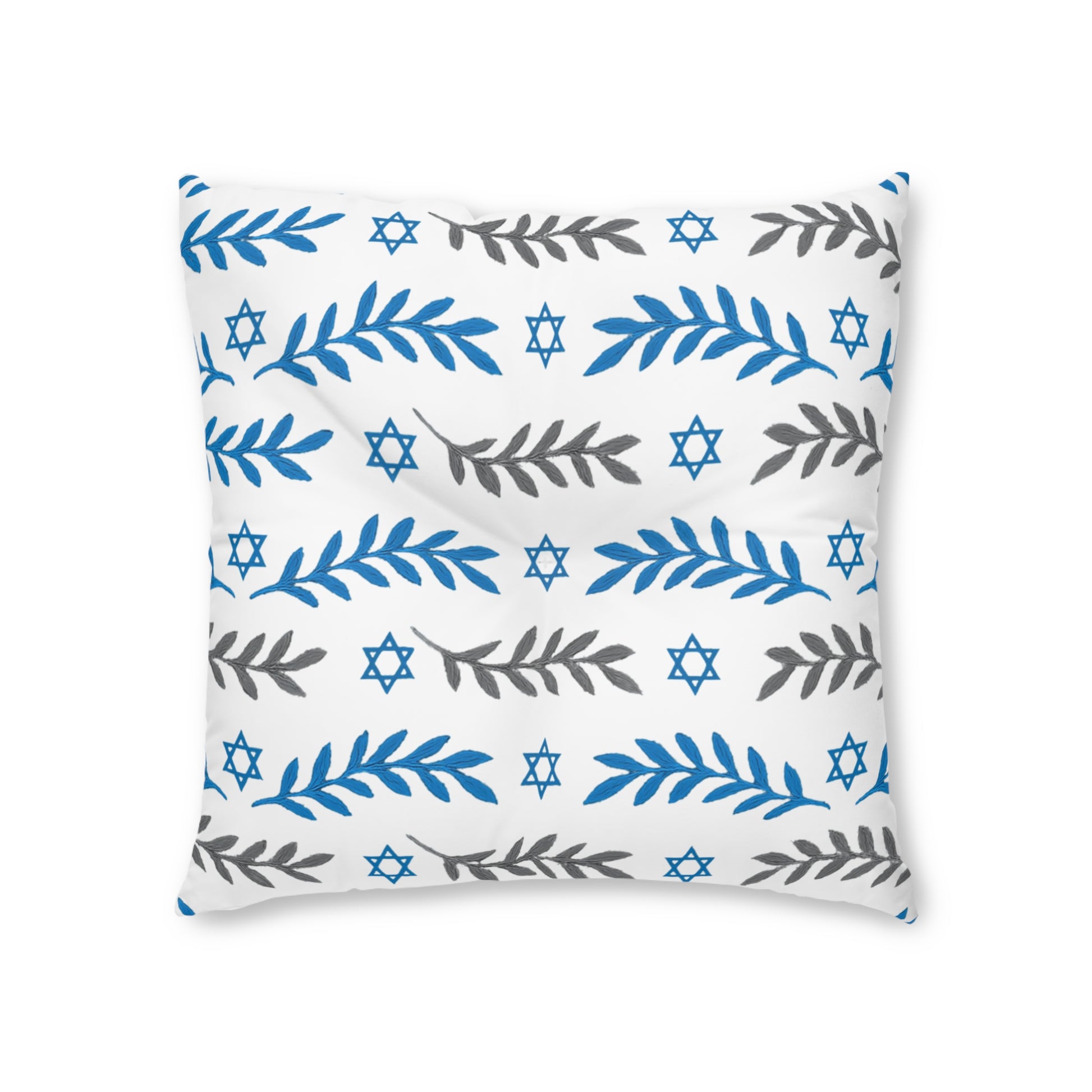 Olive and Shield Tufted Floor Pillow, Square - American Zionist