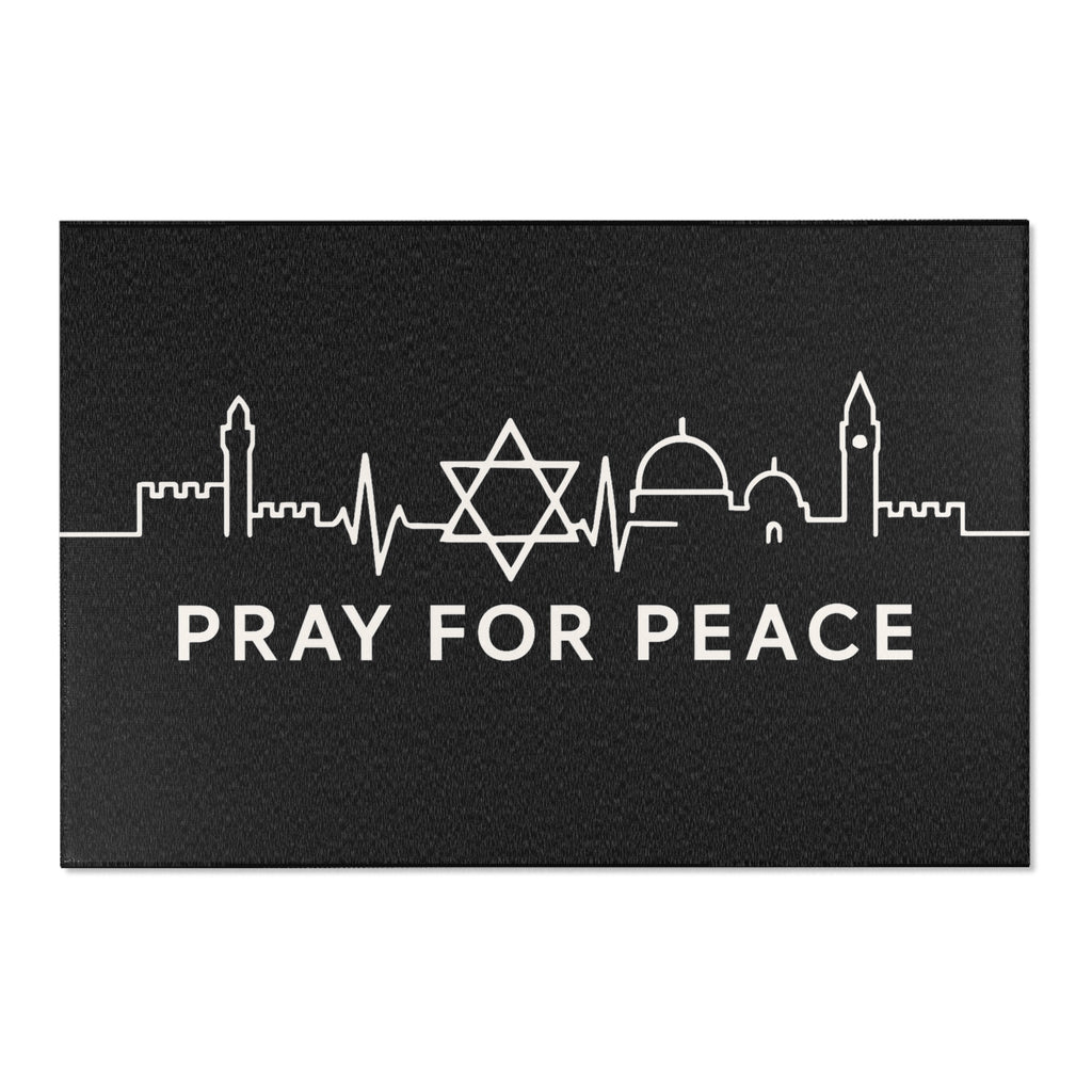 Pray For Peace Area Rugs - American Zionist