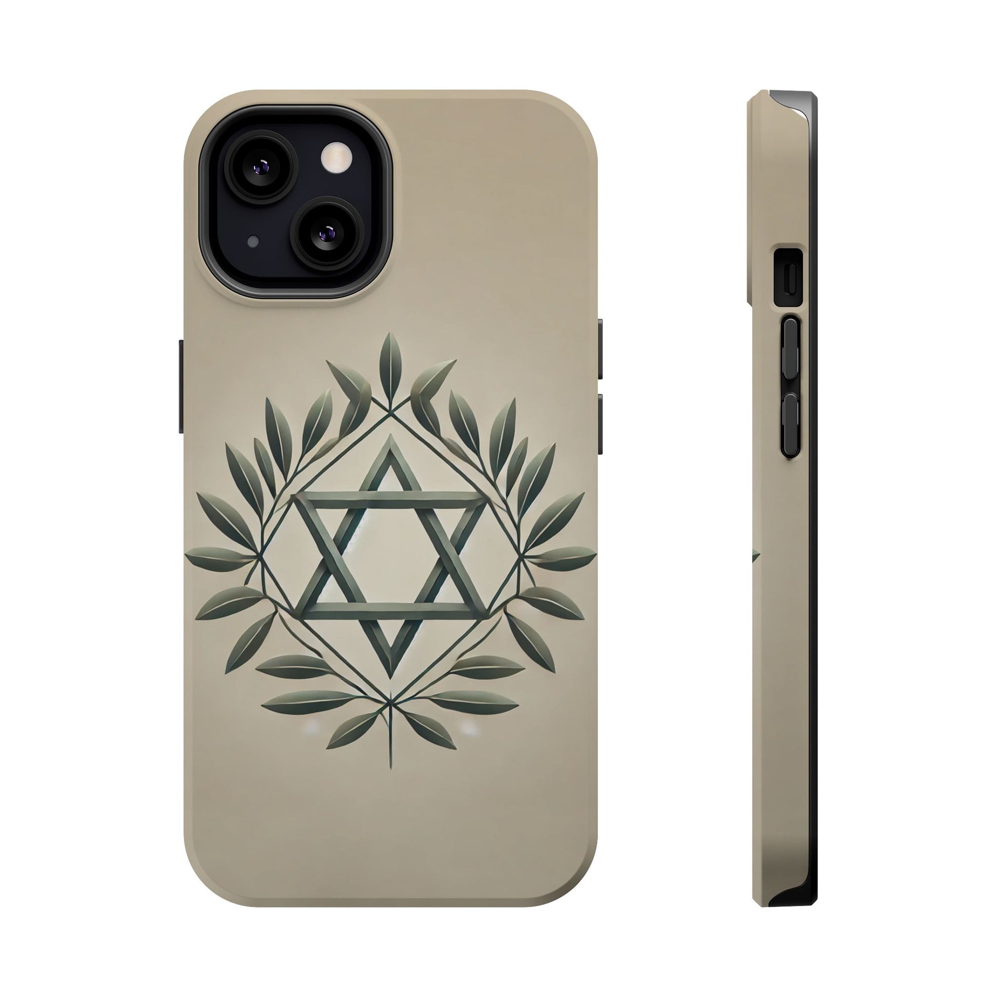 Olive and Star of David Magnetic Tough Cases - American Zionist