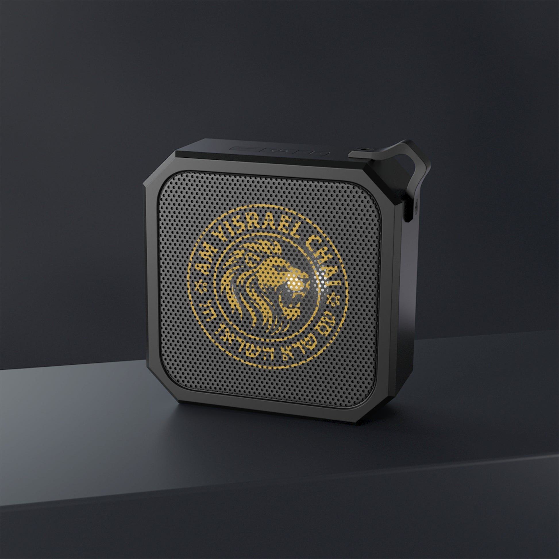 Am Yisrael Crest Blackwater Outdoor Bluetooth Speaker - American Zionist