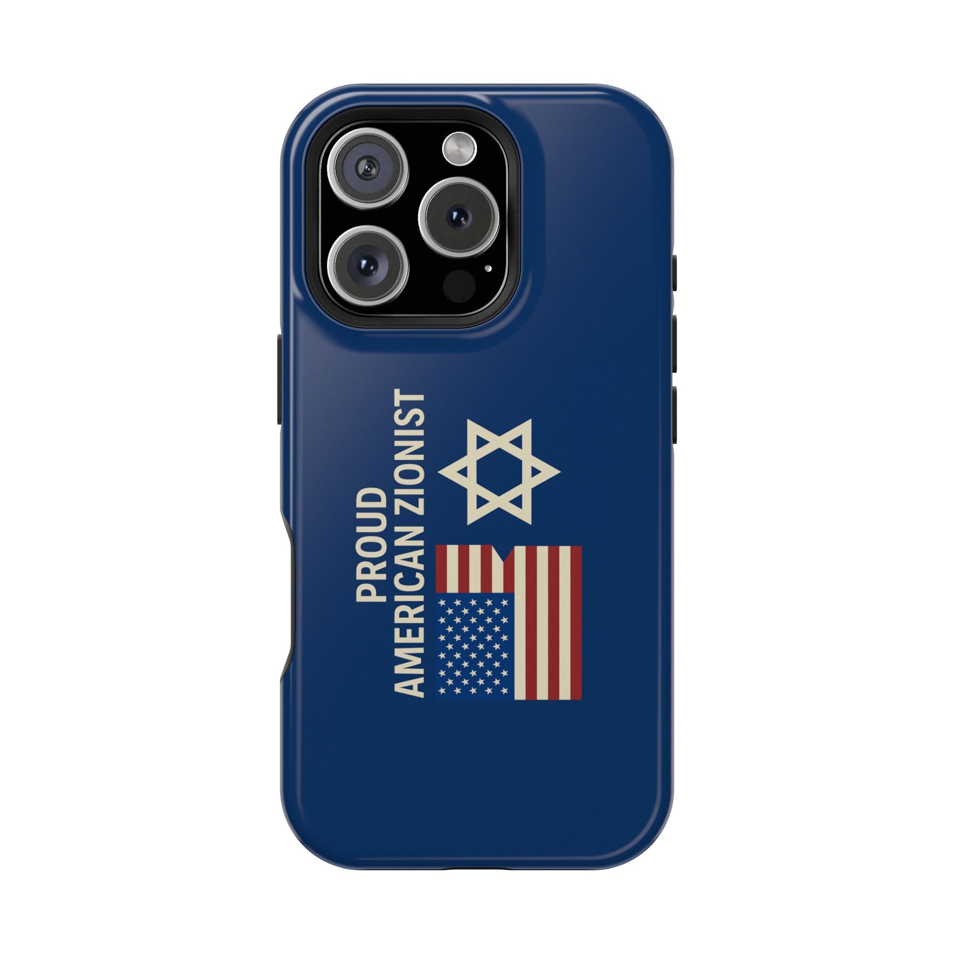 Blue Proud American Zionist Magnetic Tough Cases - American Zionist