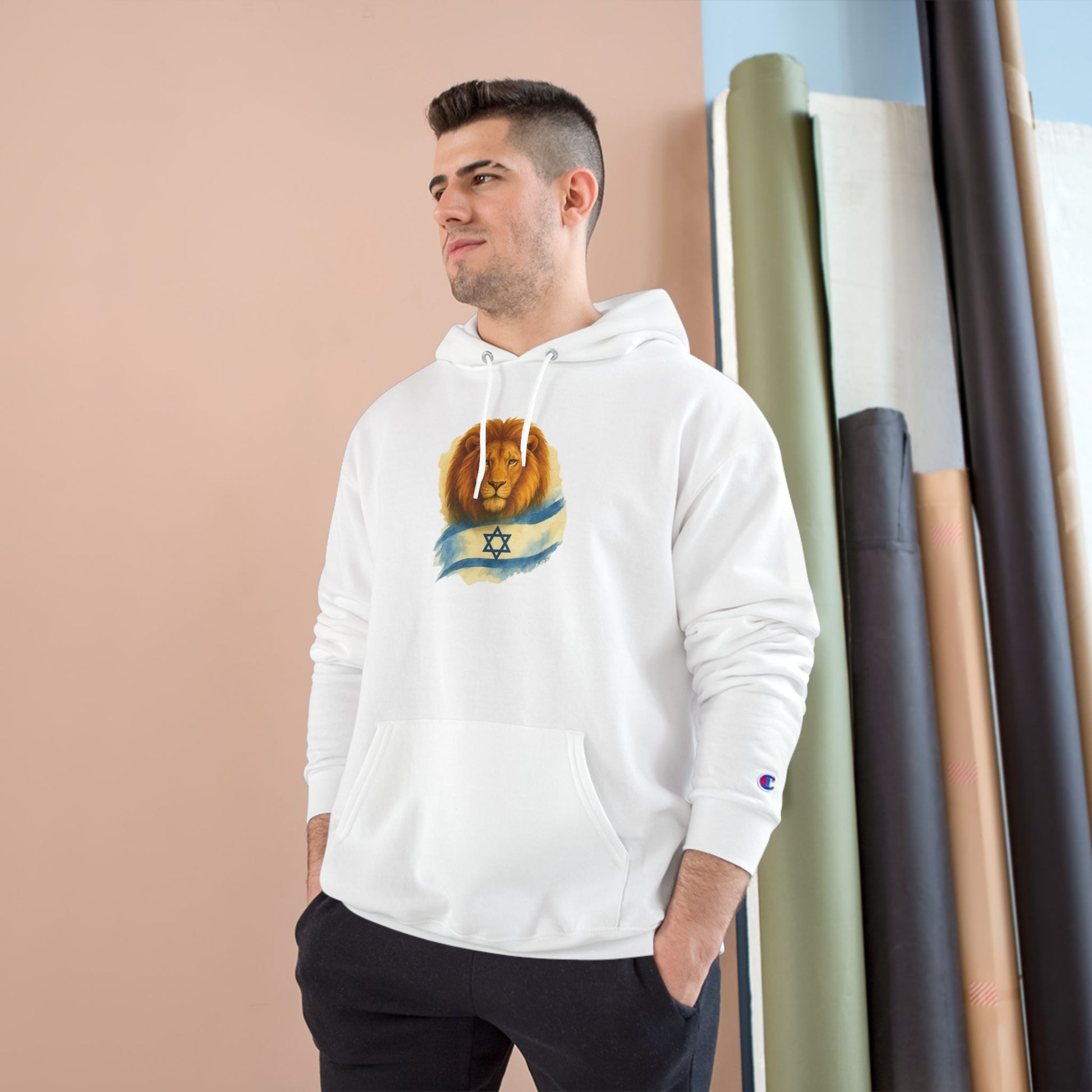 Lion Of Israel Champion Hoodie - American Zionist