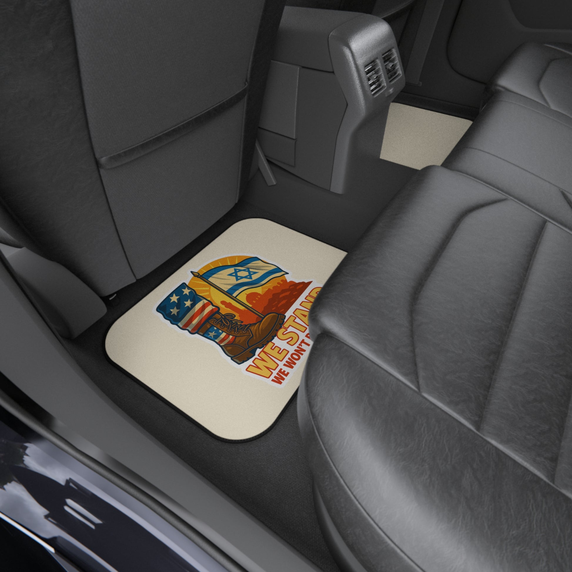 We Stand Car Mats (2x Rear) - American Zionist