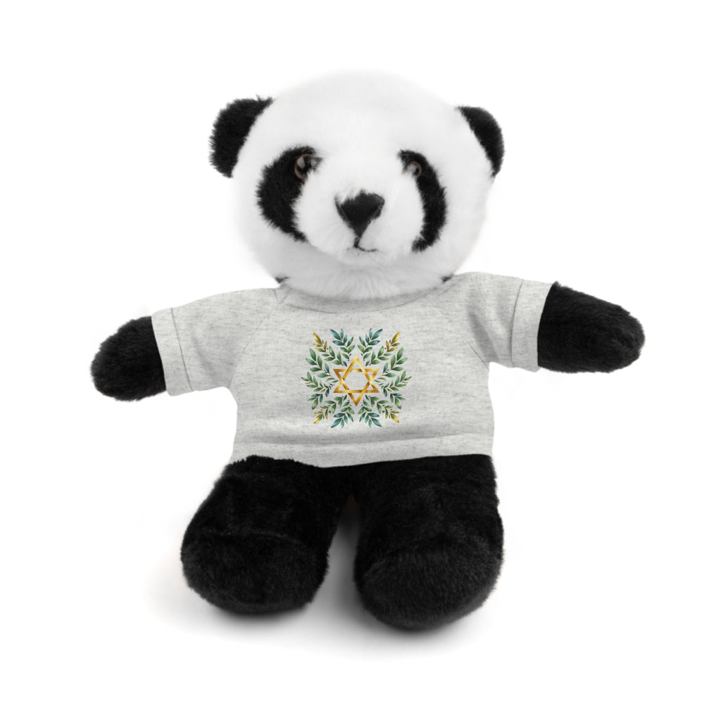 Star Of David Wreath Stuffed Animals with Tee - American Zionist