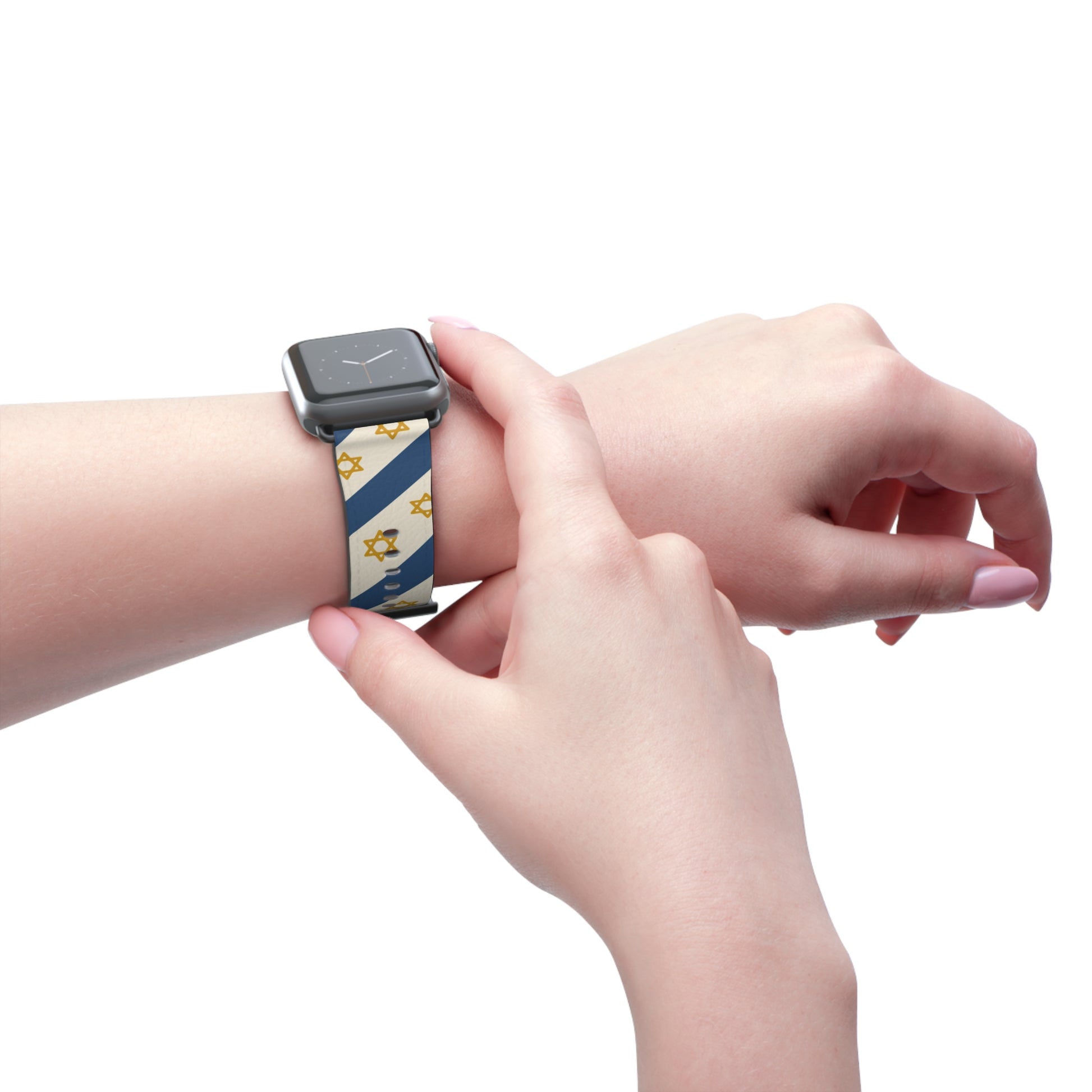 Israel Regalia Stripe Watch Band - American Zionist