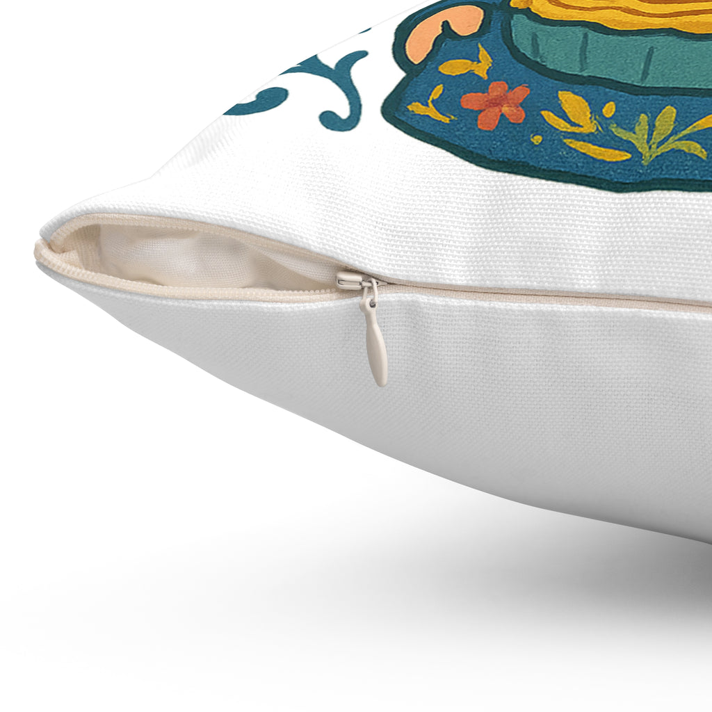 Kugel Queen Spun Polyester Square Pillow - American Zionist