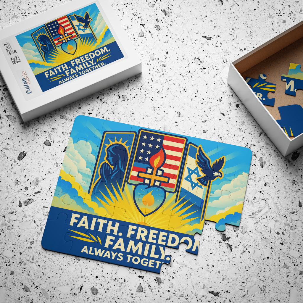 Guided By Faith's Flame Kids' Puzzle, 30 - Piece - American Zionist