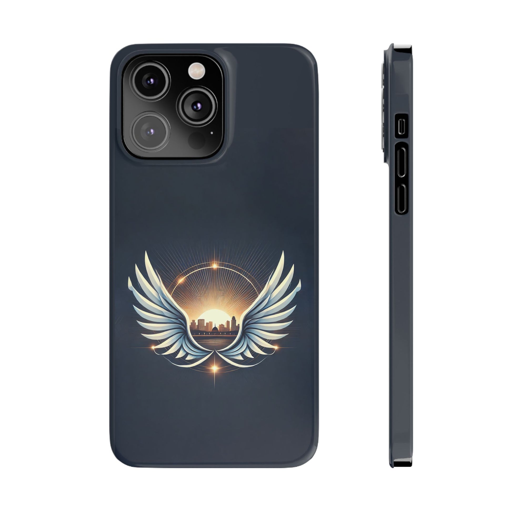 Sunrise Wings Slim Phone Cases - American Zionist