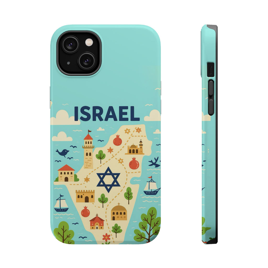 Map of Israel Magnetic Tough Cases - American Zionist