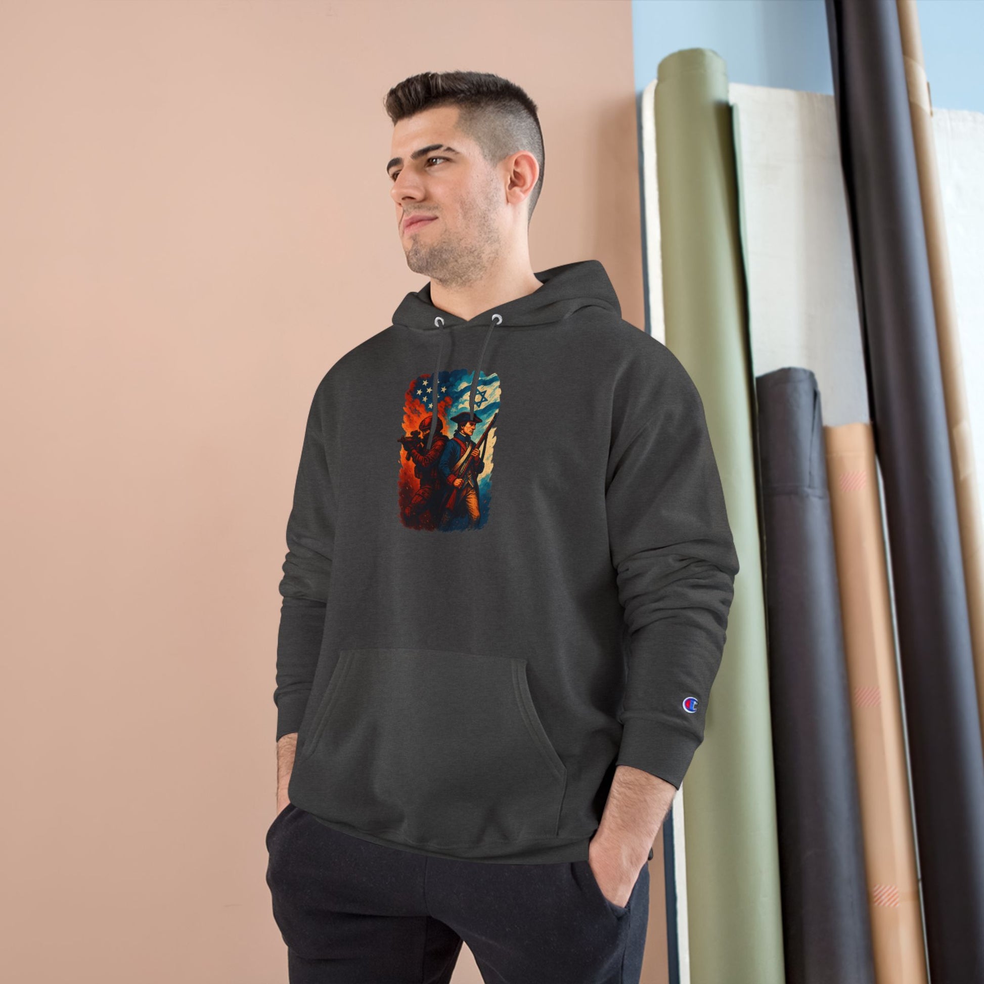 Defenders Across Generations Champion Hoodie - American Zionist