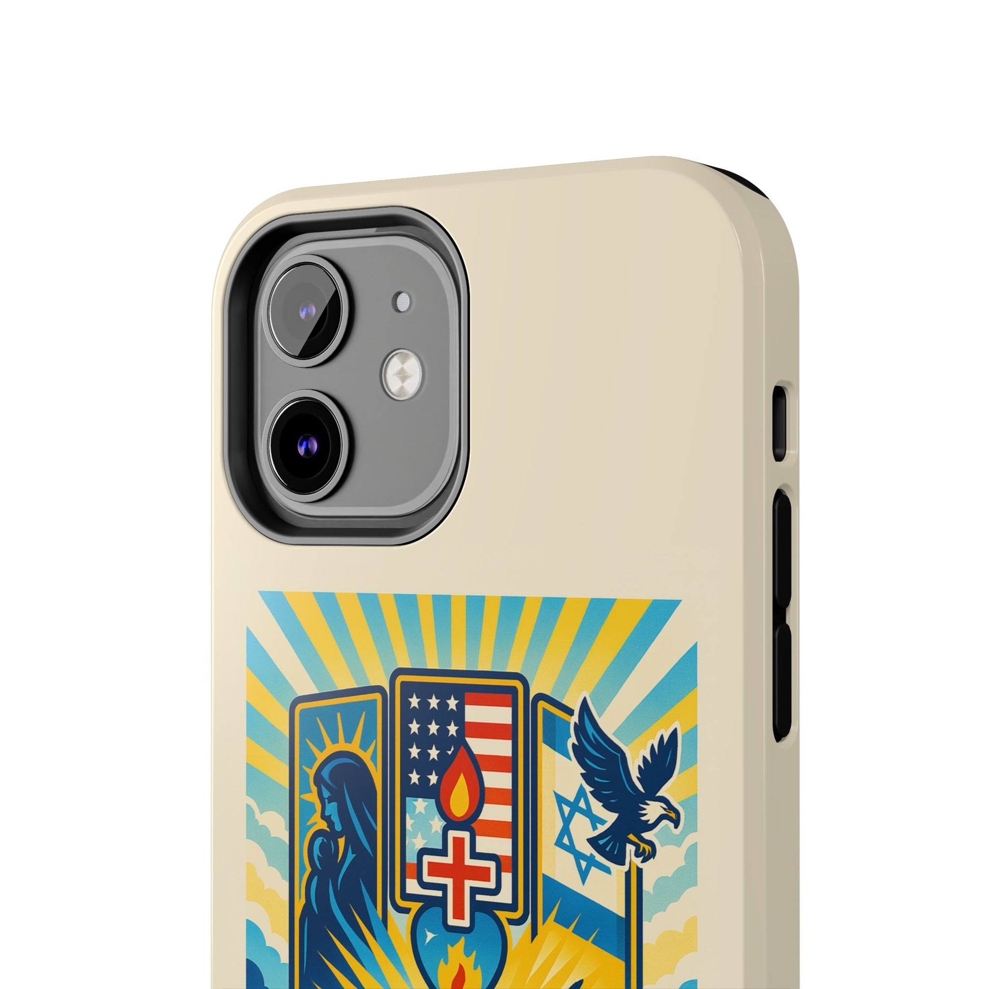 Faith Freedom Family Tough Phone Cases - American Zionist