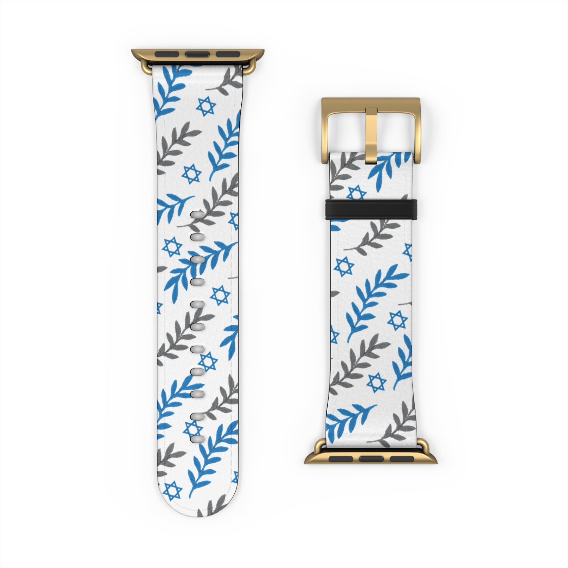 Olive and Shield Watch Band - American Zionist