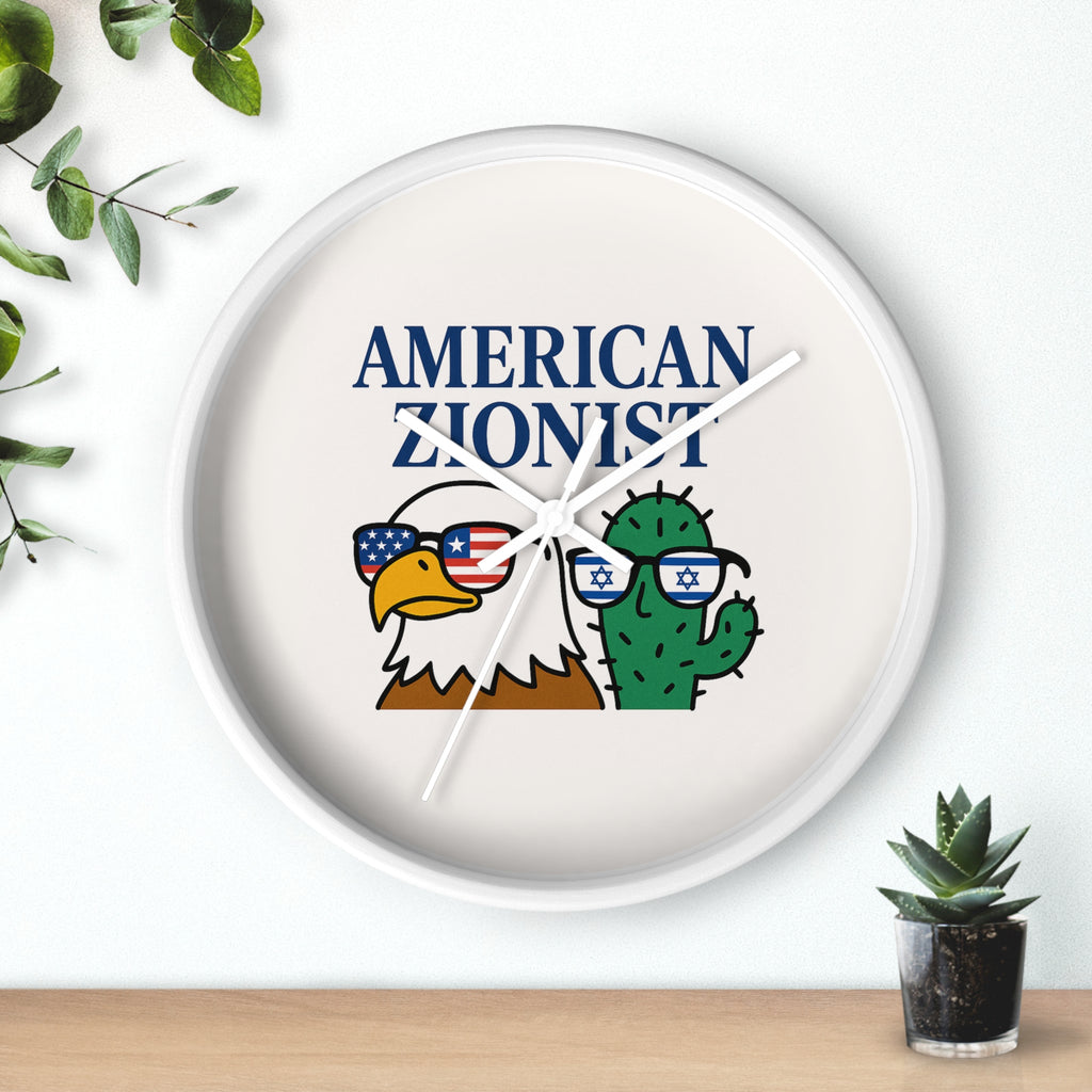 American Zionist Bros Wall Clock - American Zionist