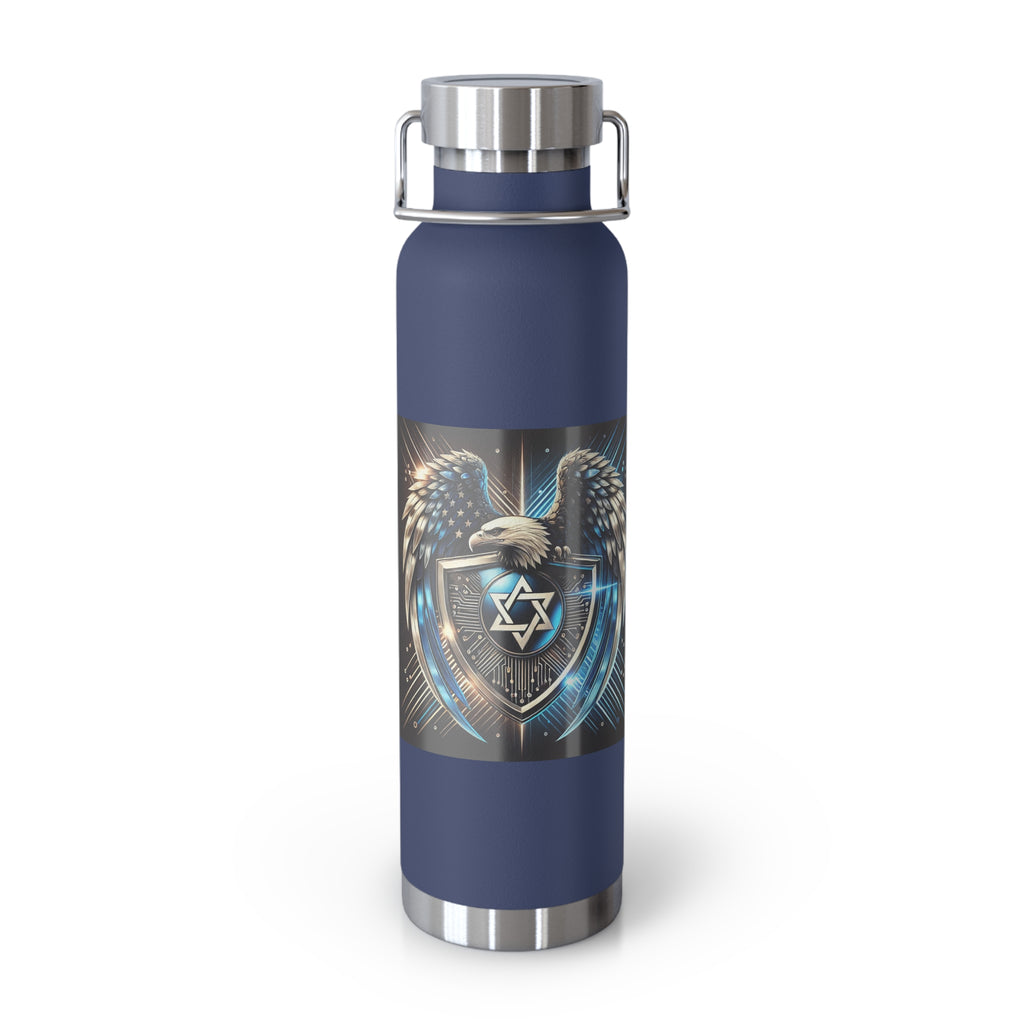 Wings of Zion Copper Vacuum Insulated Bottle, 22oz - American Zionist
