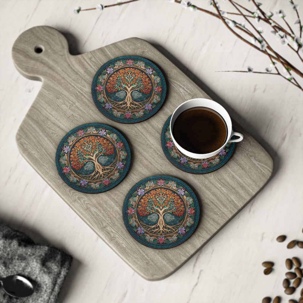 Blossoming Seasons Coasters - American Zionist