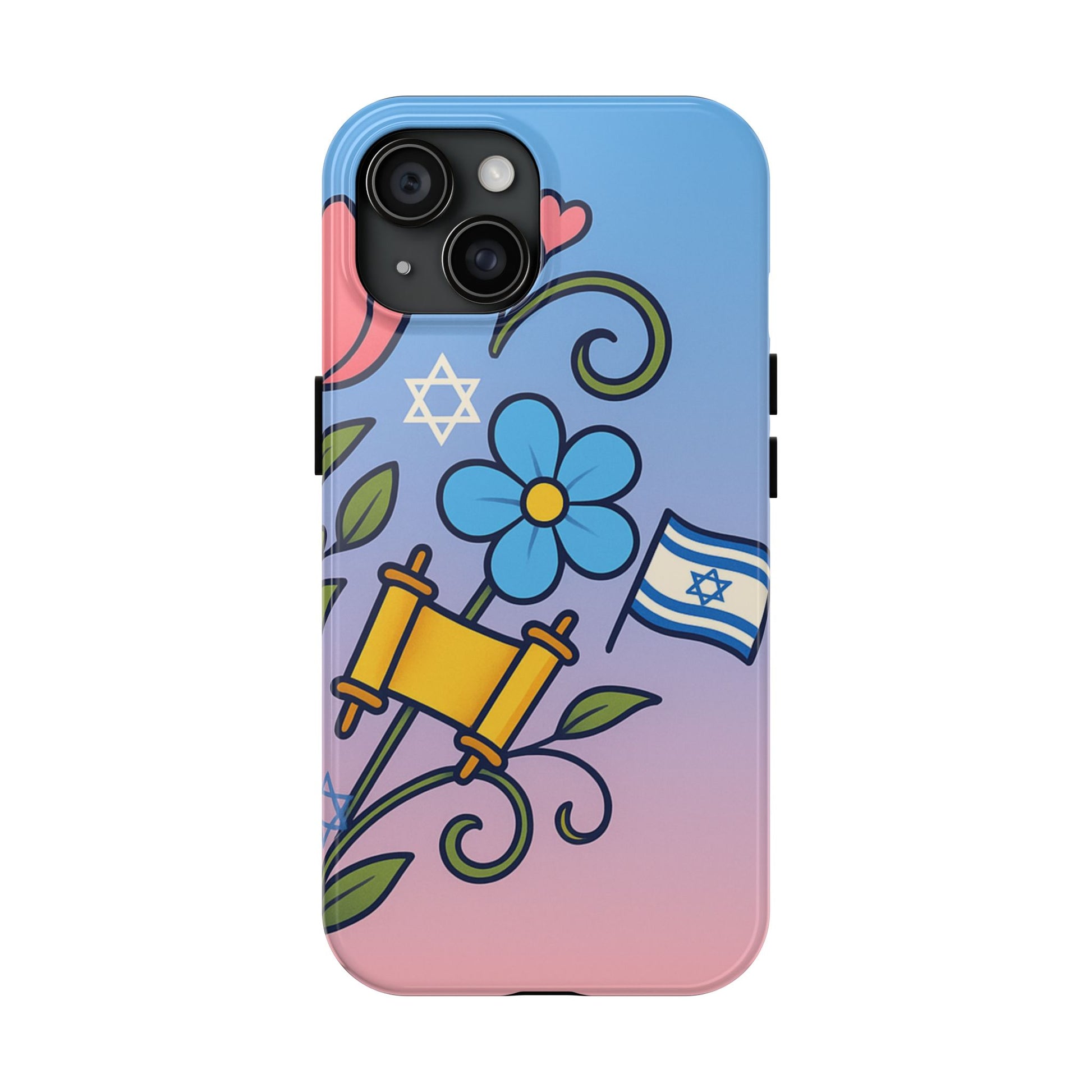 Flourish with Freedom Tough Phone Cases - American Zionist