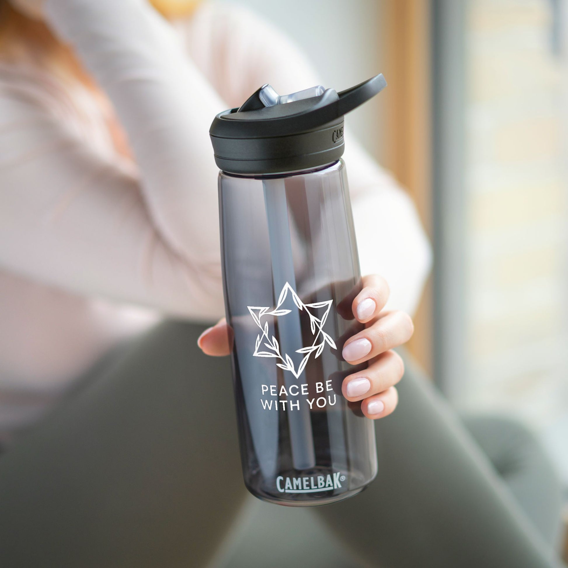 Peacewoven Star Water Bottle, 20oz\25oz - American Zionist