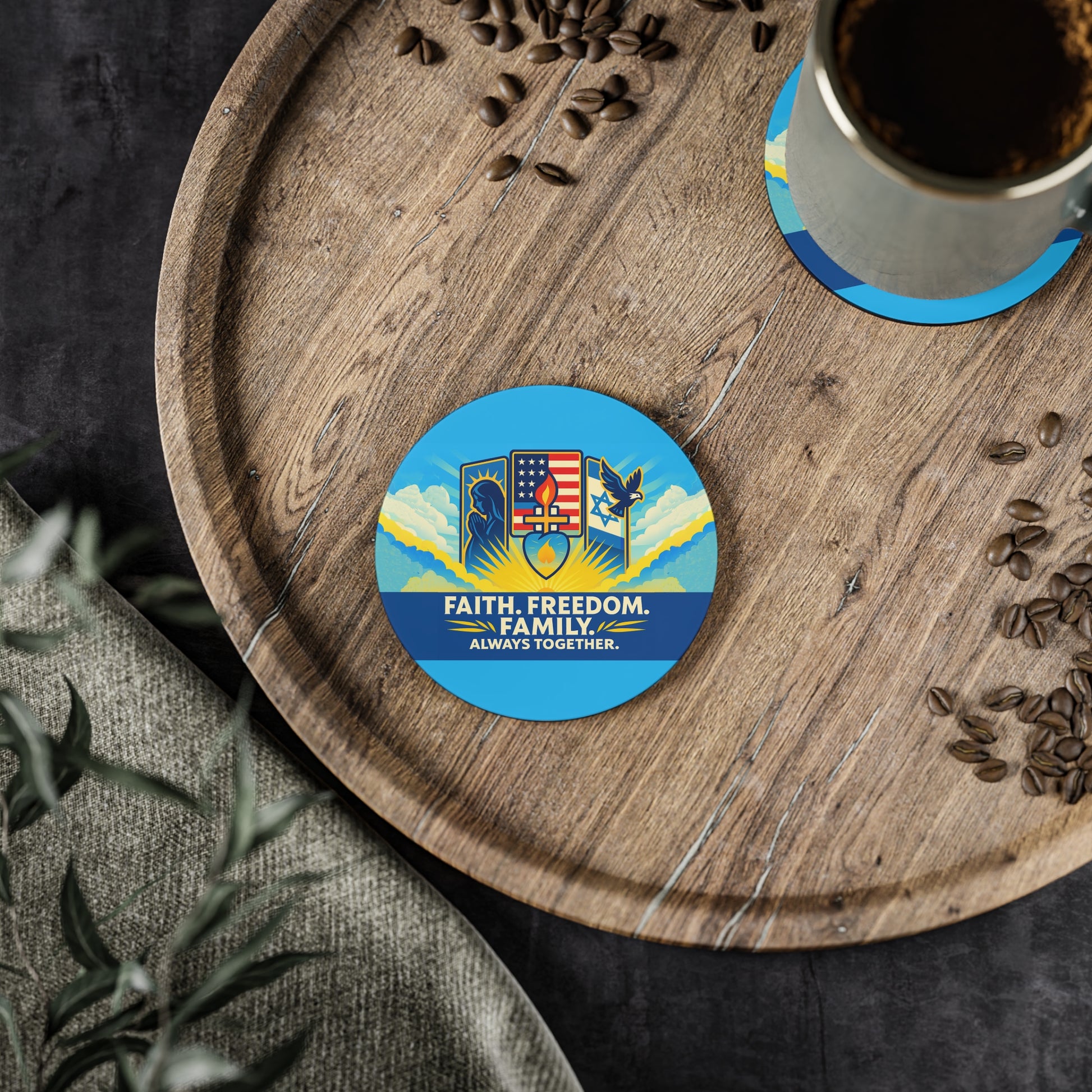 Guided by Faith's Flame Coasters - American Zionist