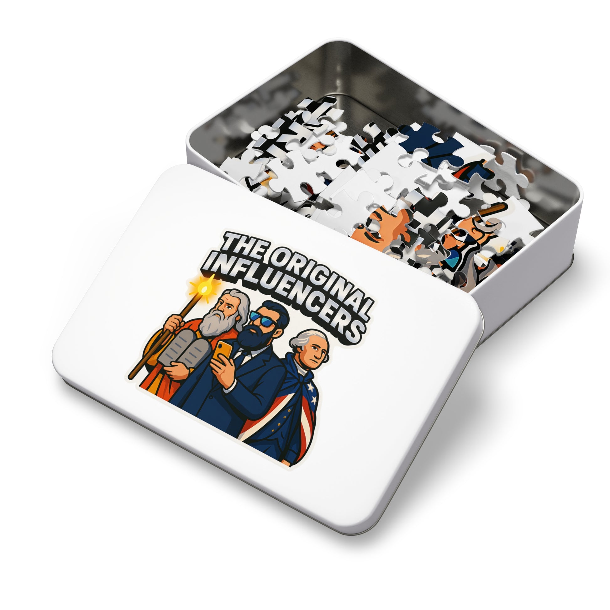 Original Influencers Jigsaw Puzzle with Tin - American Zionist