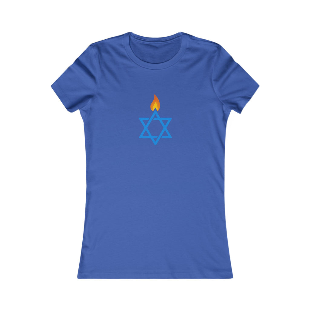 Fire Stars Of David Women's Favorite Tee - American Zionist