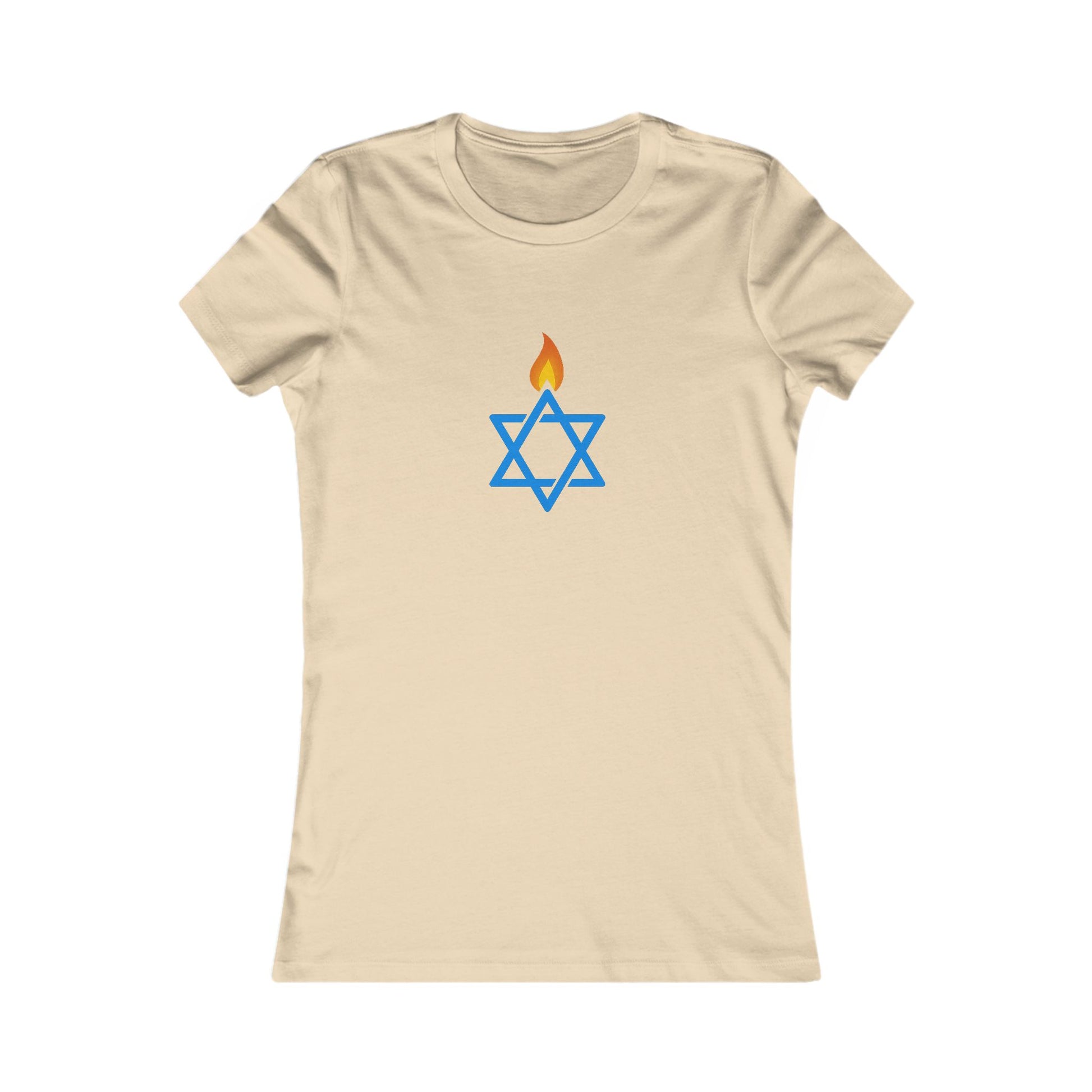Fire Stars Of David Women's Favorite Tee - American Zionist