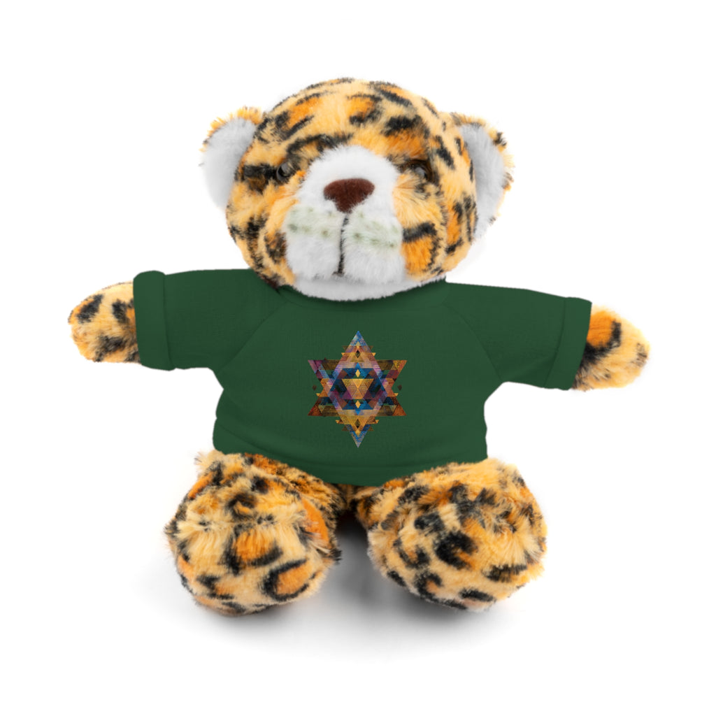 Star Of David Geometric Stuffed Animals with Tee - American Zionist