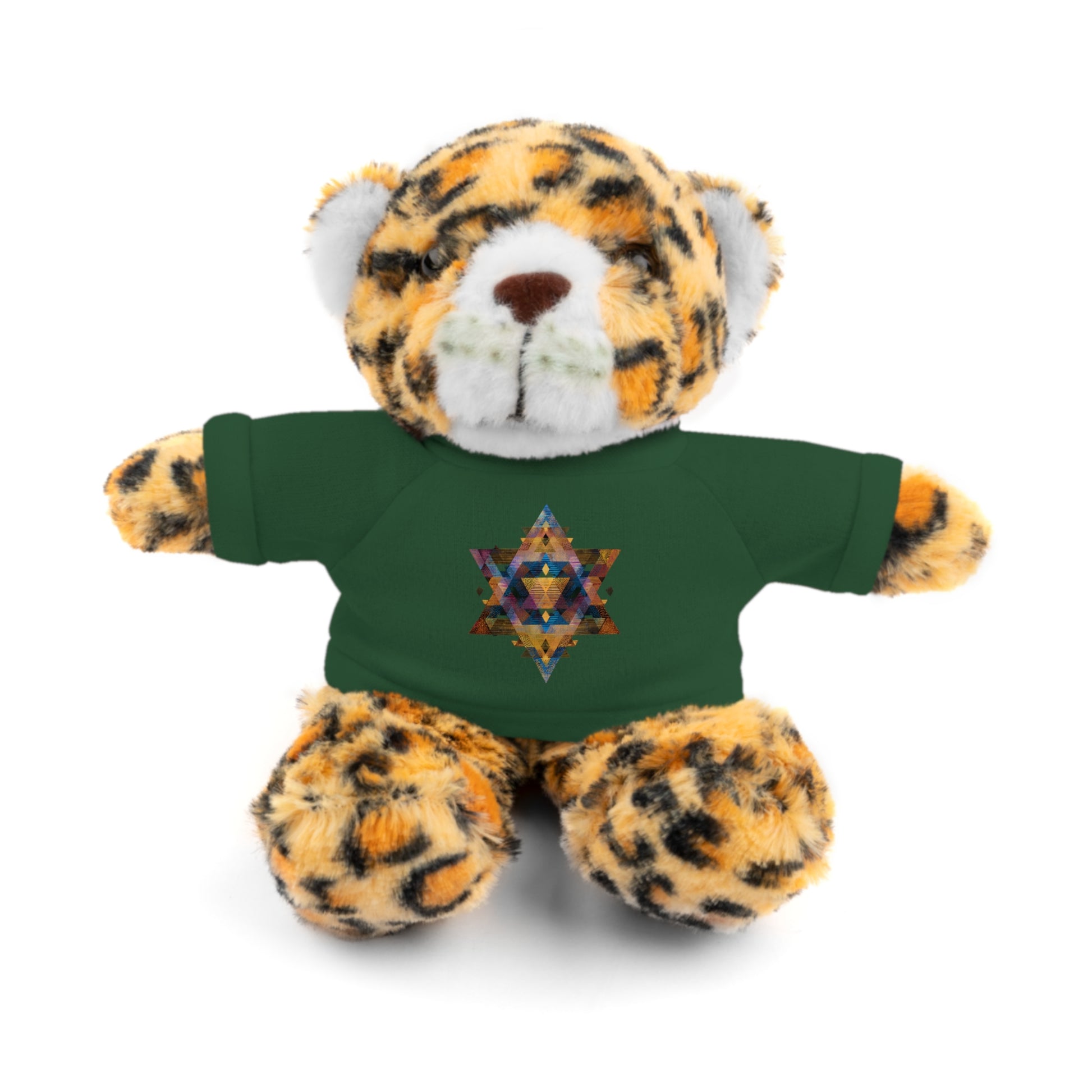 Star Of David Geometric Stuffed Animals with Tee - American Zionist