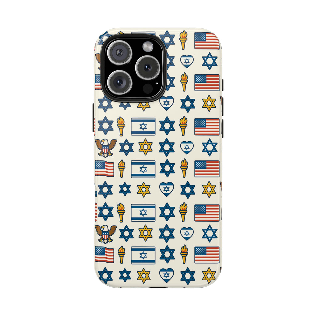 Symbol Of Shared Freedom Tough Phone Cases - American Zionist