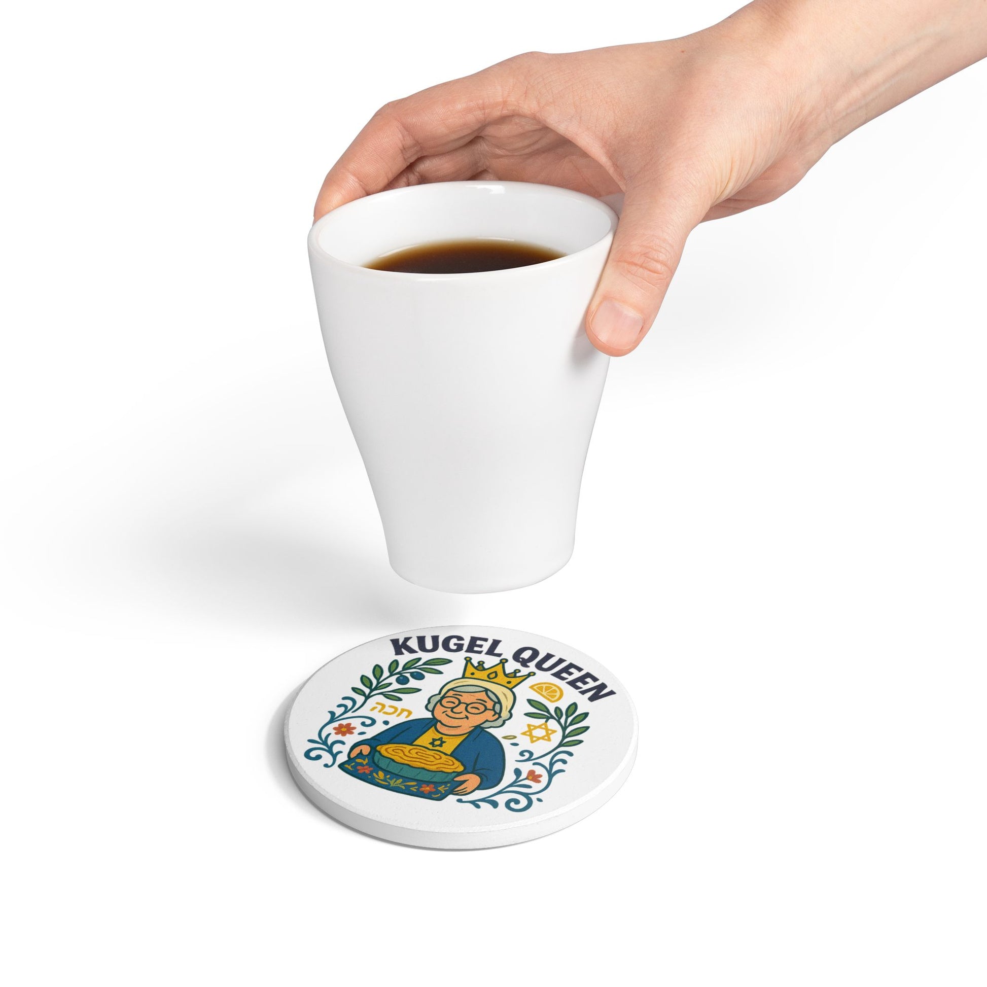 Kugel Queen Ceramic Coaster - American Zionist