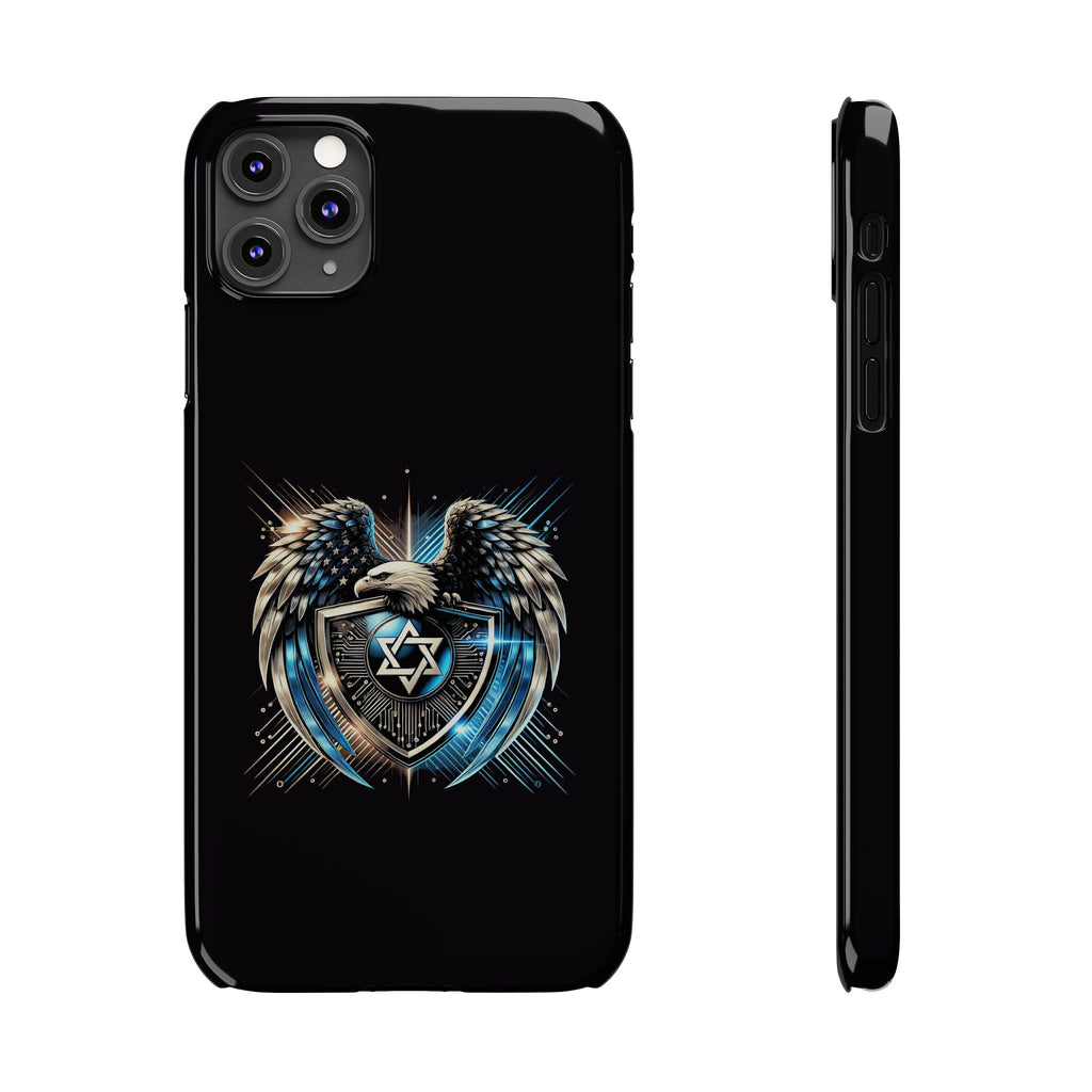 Wings of Zion Slim Phone Cases - American Zionist