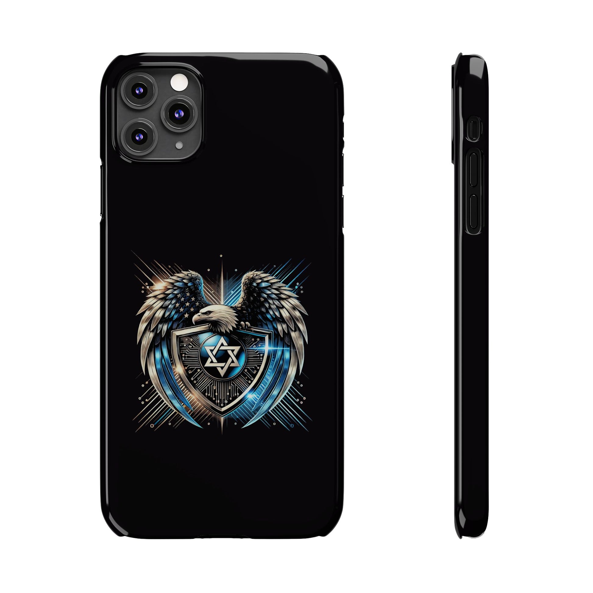 Wings of Zion Slim Phone Cases - American Zionist