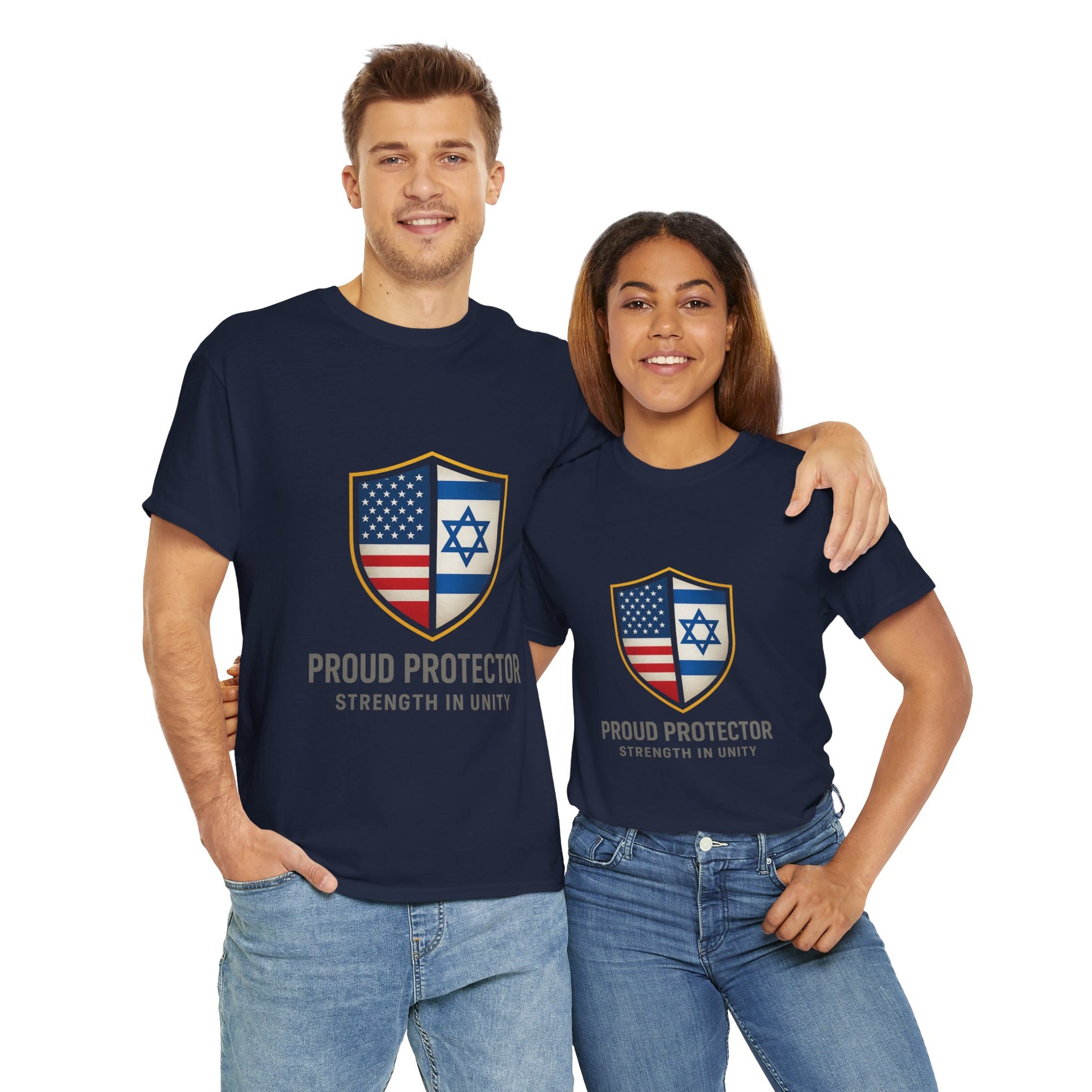 Proud Protector Unisex Heavy Cotton Tee - American Zionist