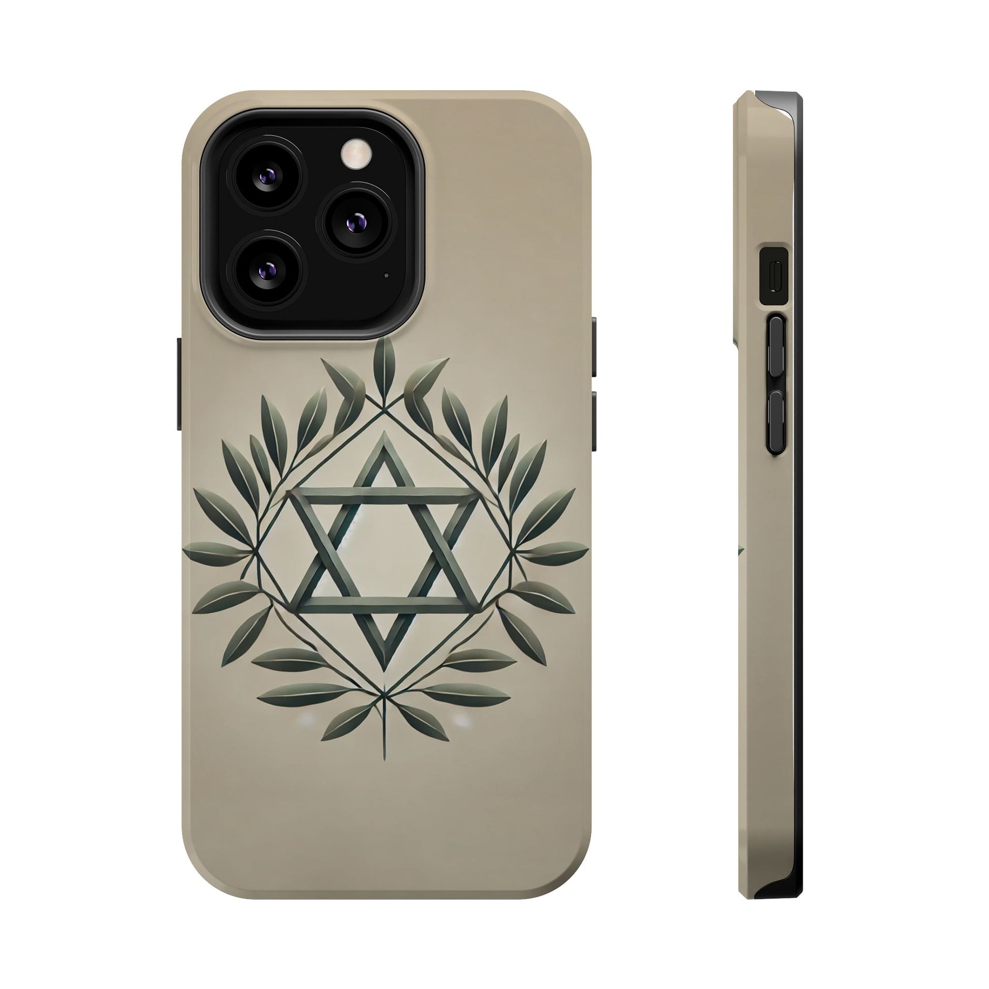 Olive and Star of David Magnetic Tough Cases - American Zionist
