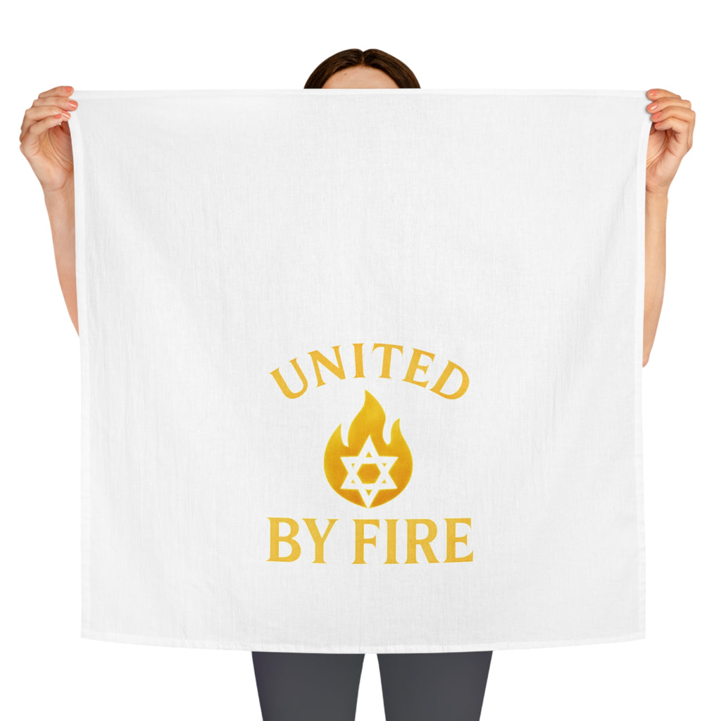 United By Fire Tea Towel - American Zionist