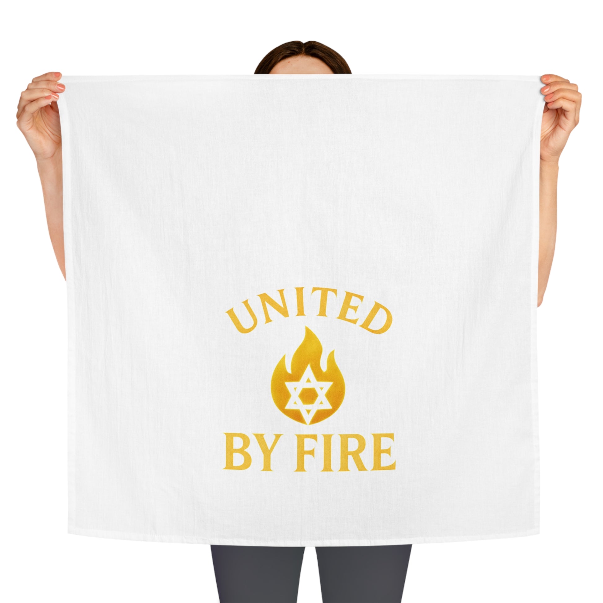 United By Fire Tea Towel - American Zionist