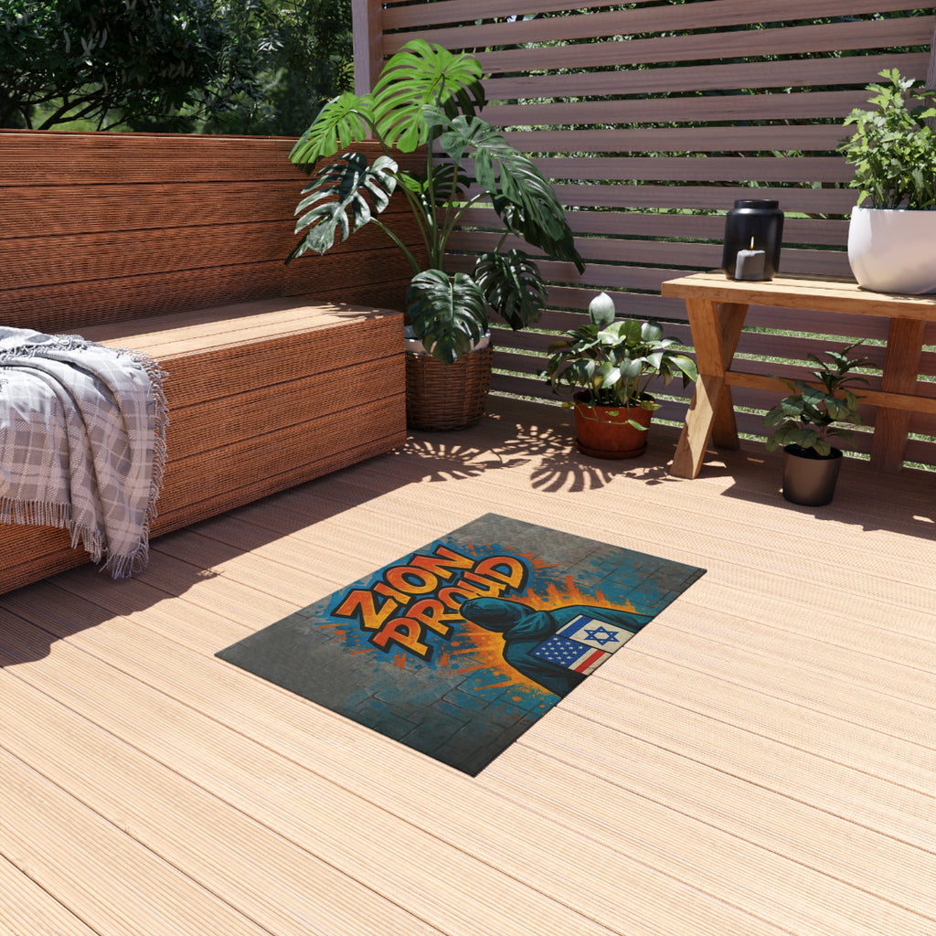 Zion Proud Outdoor Rug - American Zionist