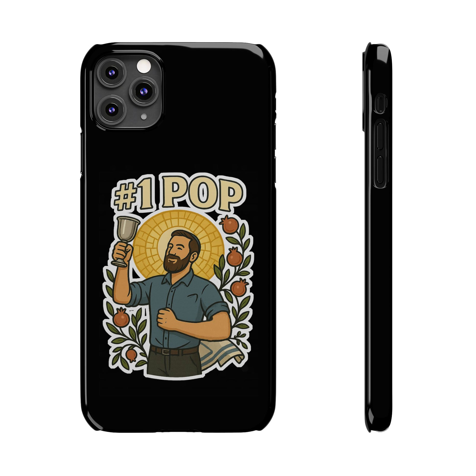 1 Pop Slim Phone Cases - American Zionist