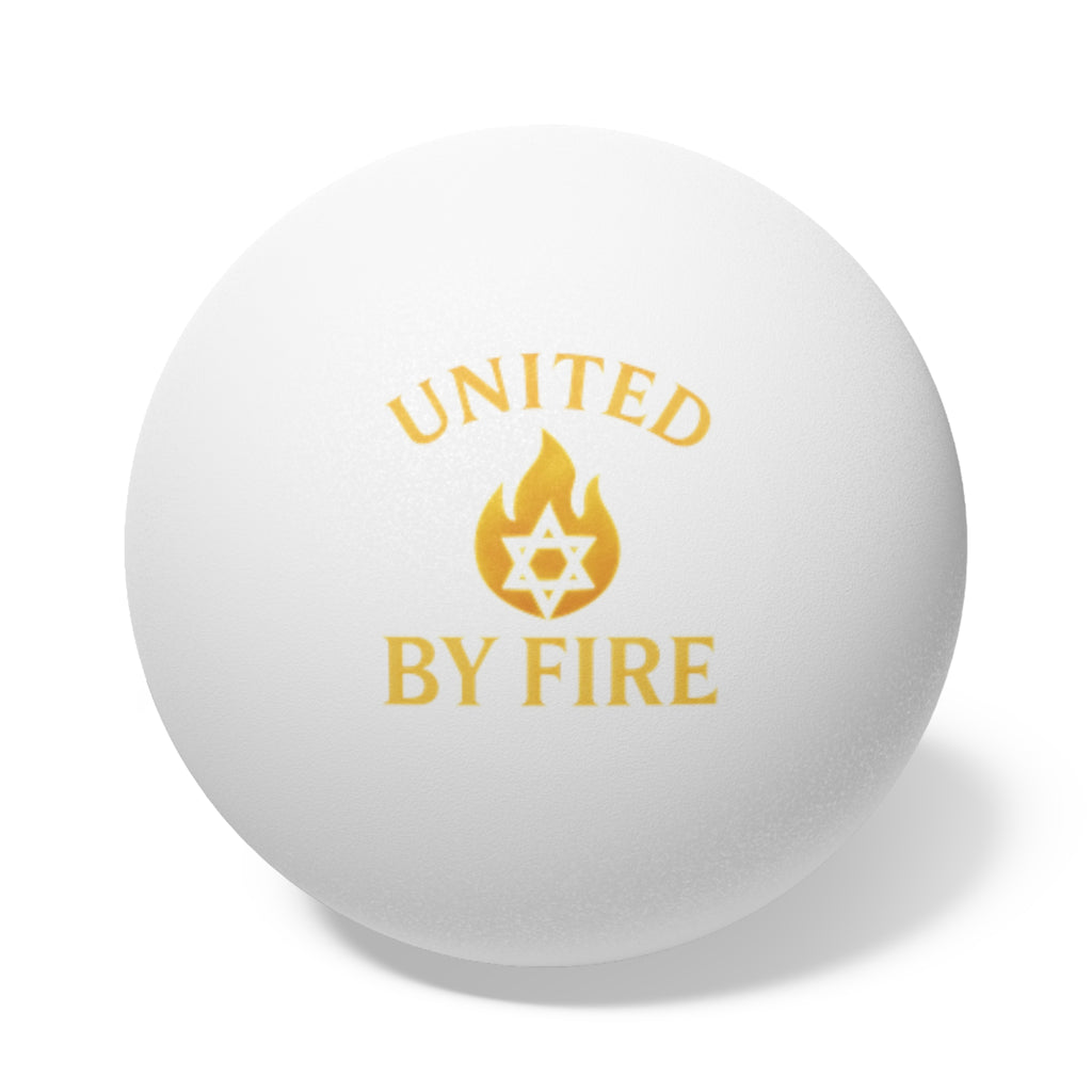 United By Fire Ping Pong Balls, 6 pcs - American Zionist