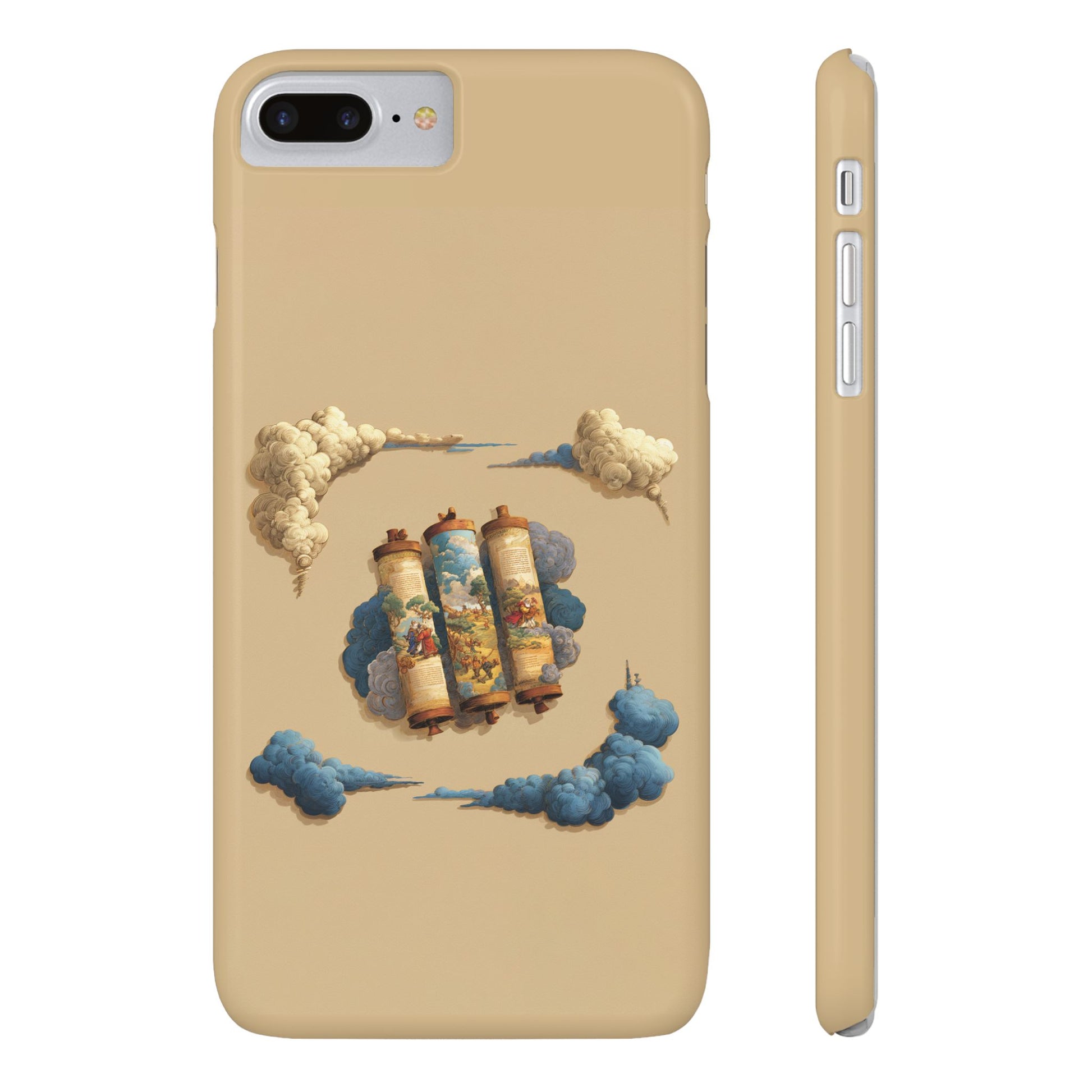 Cloudy Scroll of Moses Slim Phone Cases - American Zionist