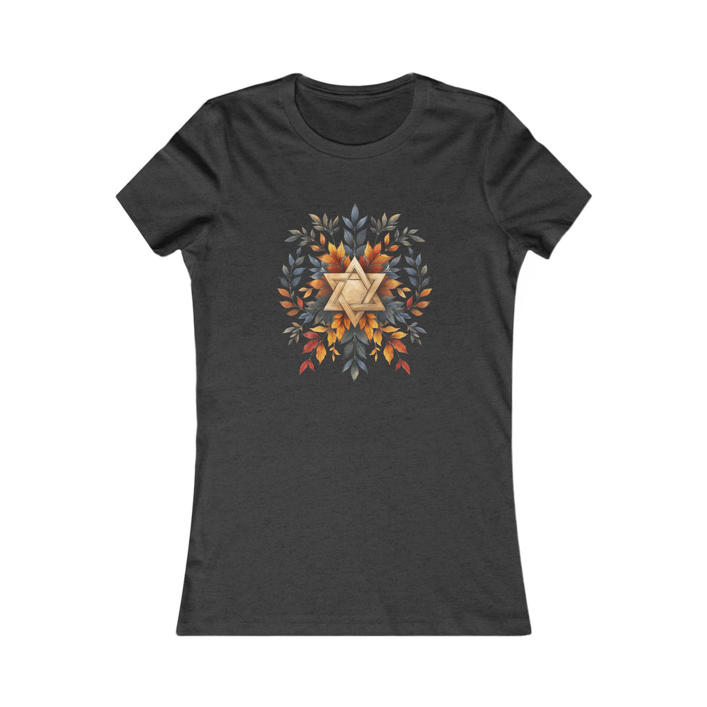 Star of David Wreath Transparent Women's Favorite Tee - American Zionist