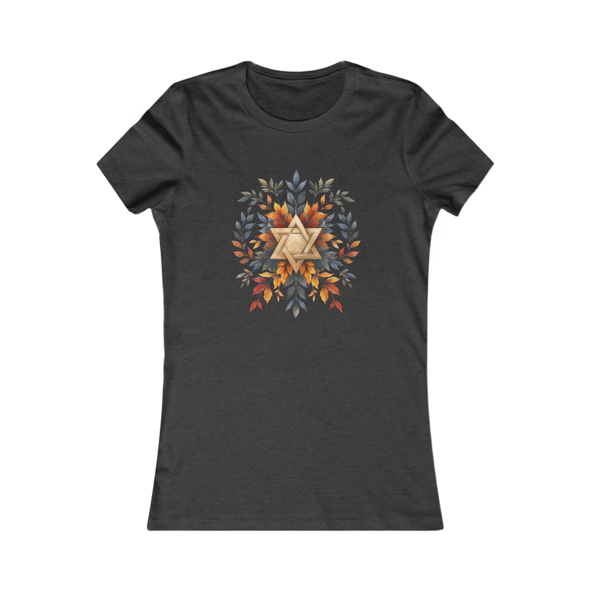 Star of David Wreath Transparent Women's Favorite Tee - American Zionist