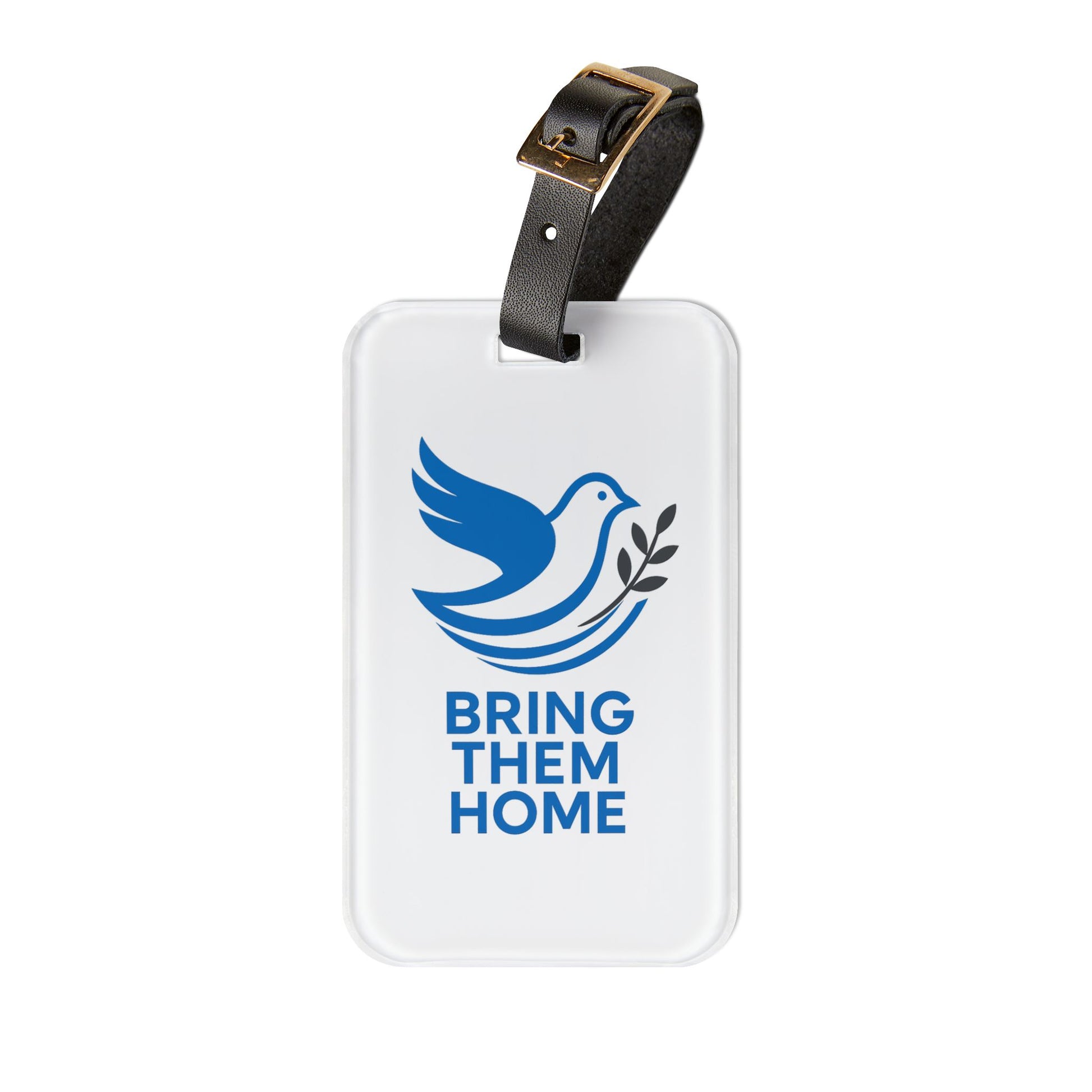 Dove Bring Them Home Luggage Tag - American Zionist