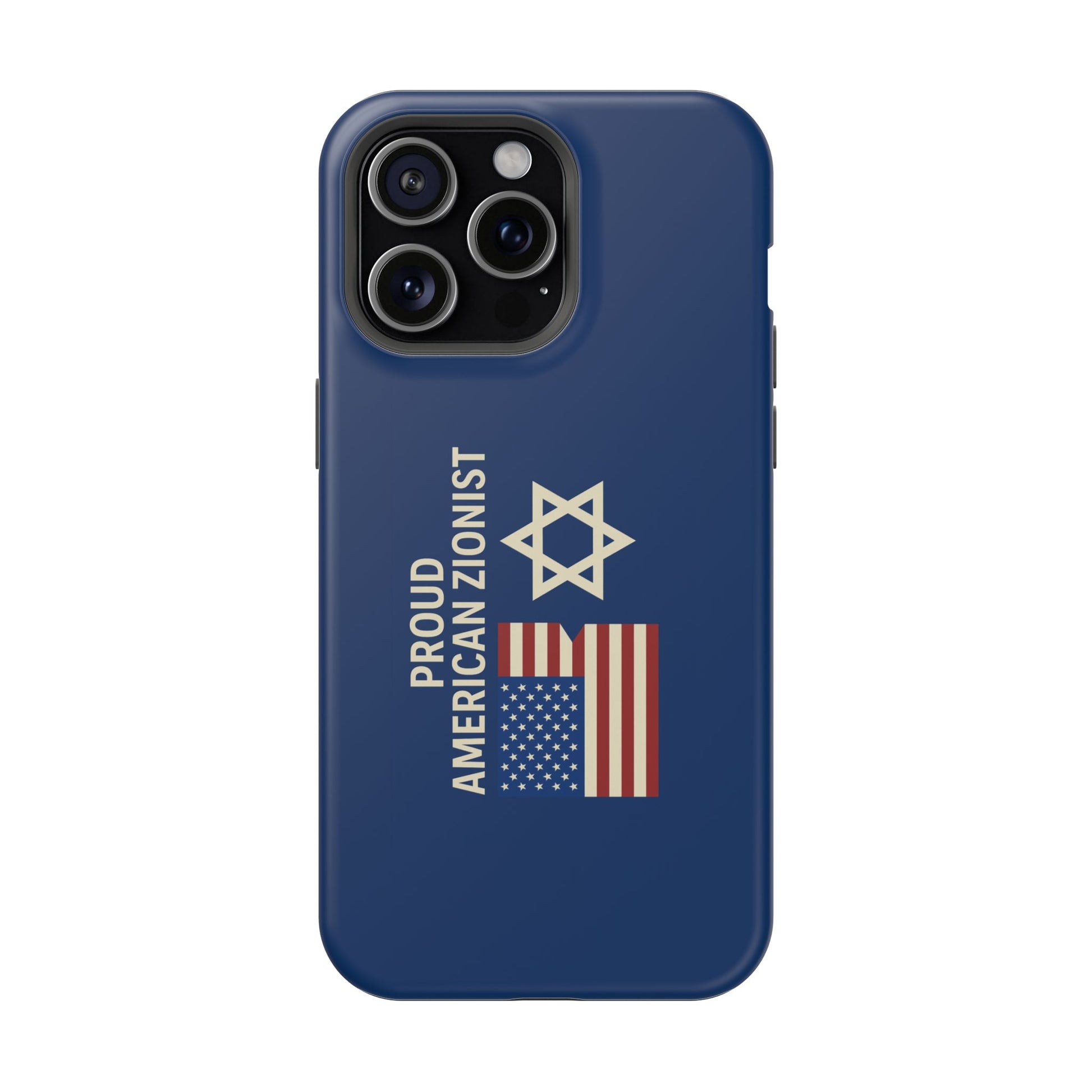 Blue Proud American Zionist Magnetic Tough Cases - American Zionist