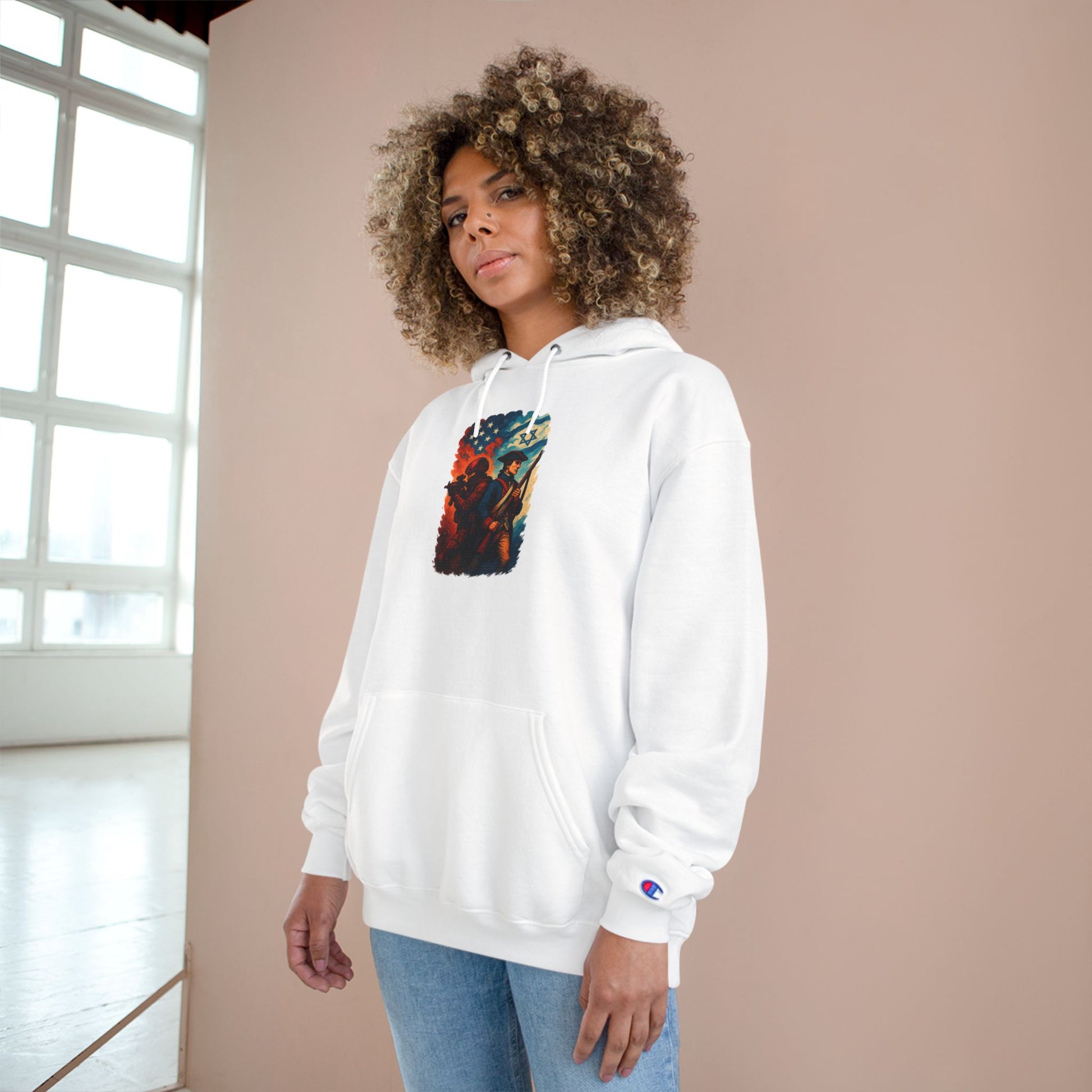 Defenders Across Generations Champion Hoodie - American Zionist