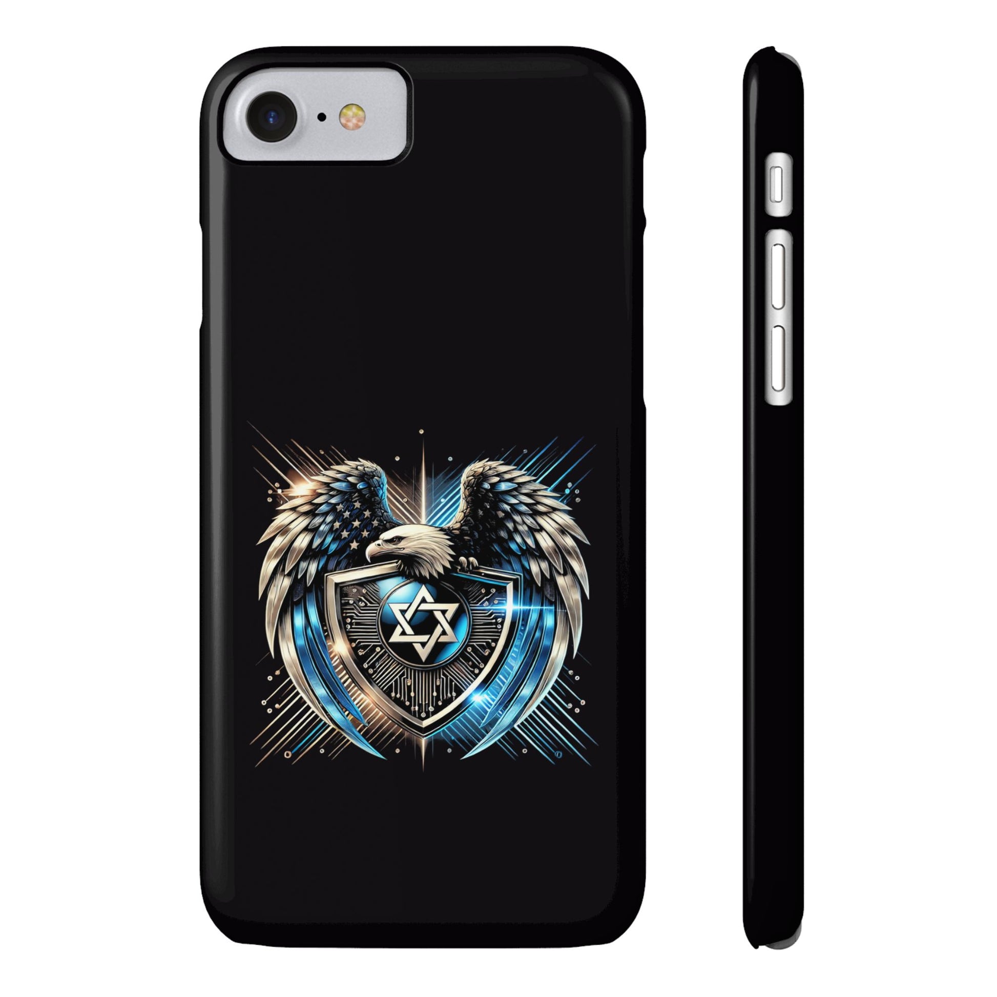 Wings of Zion Slim Phone Cases - American Zionist