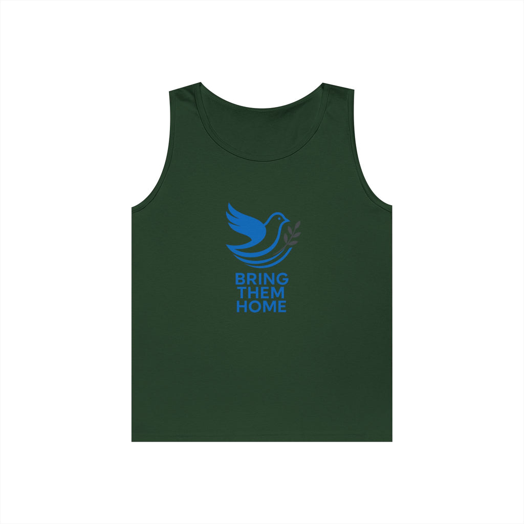 Dove Bring Them Home Unisex Heavy Cotton Tank Top - American Zionist
