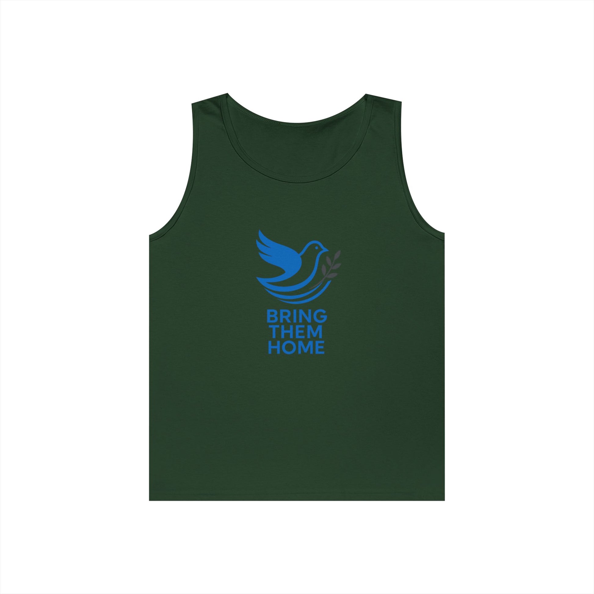 Dove Bring Them Home Unisex Heavy Cotton Tank Top - American Zionist