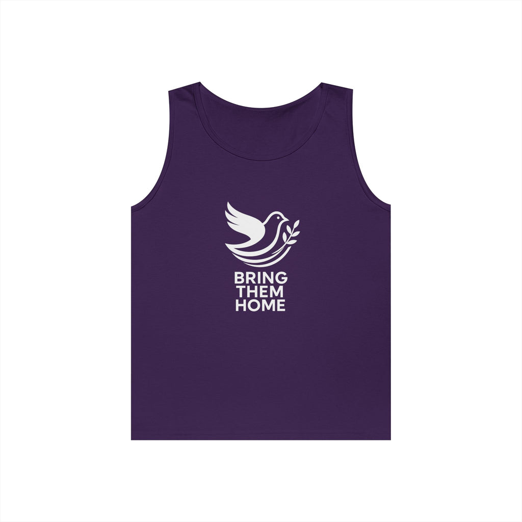 Dove Bring Them Home Unisex Heavy Cotton Tank Top - American Zionist