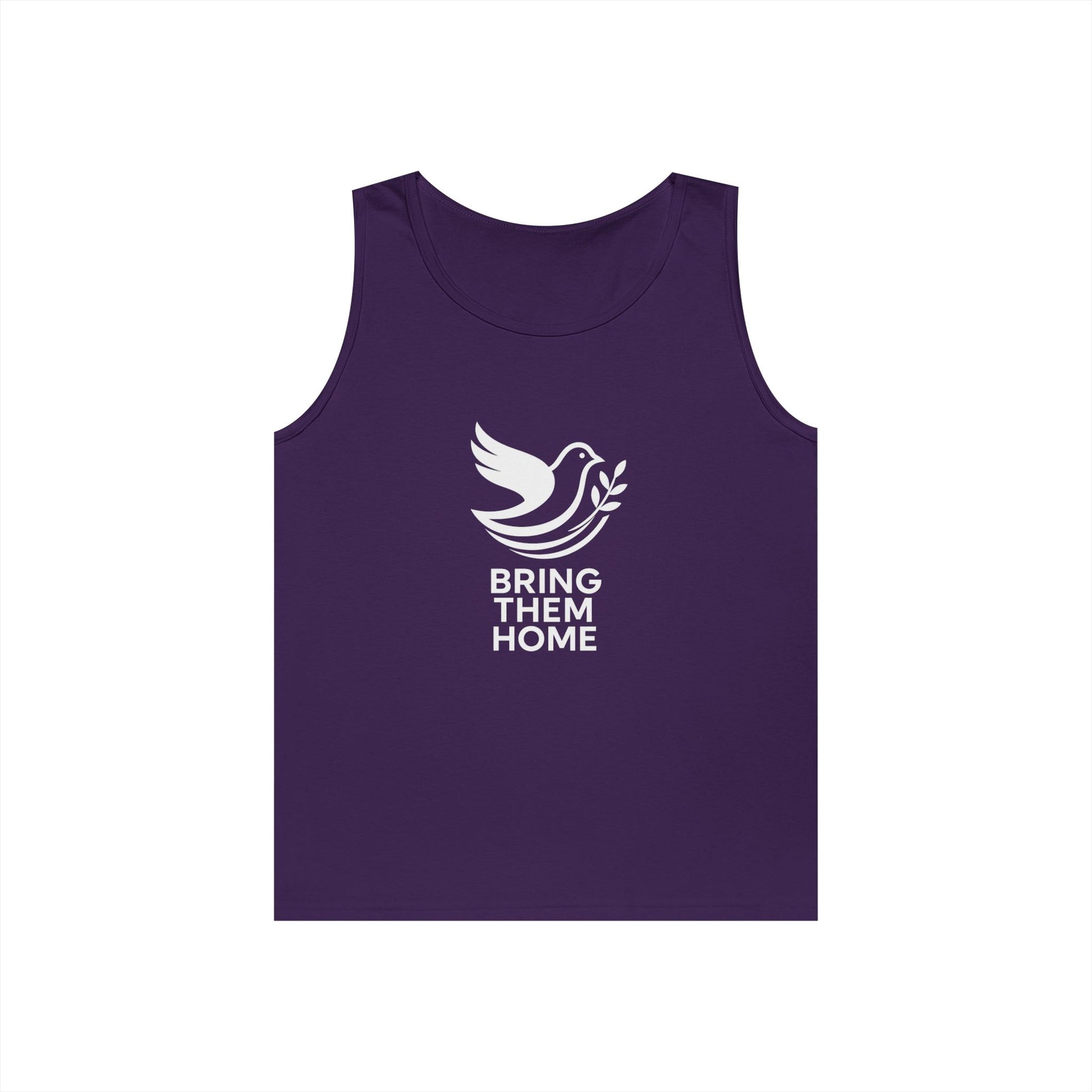 Dove Bring Them Home Unisex Heavy Cotton Tank Top - American Zionist