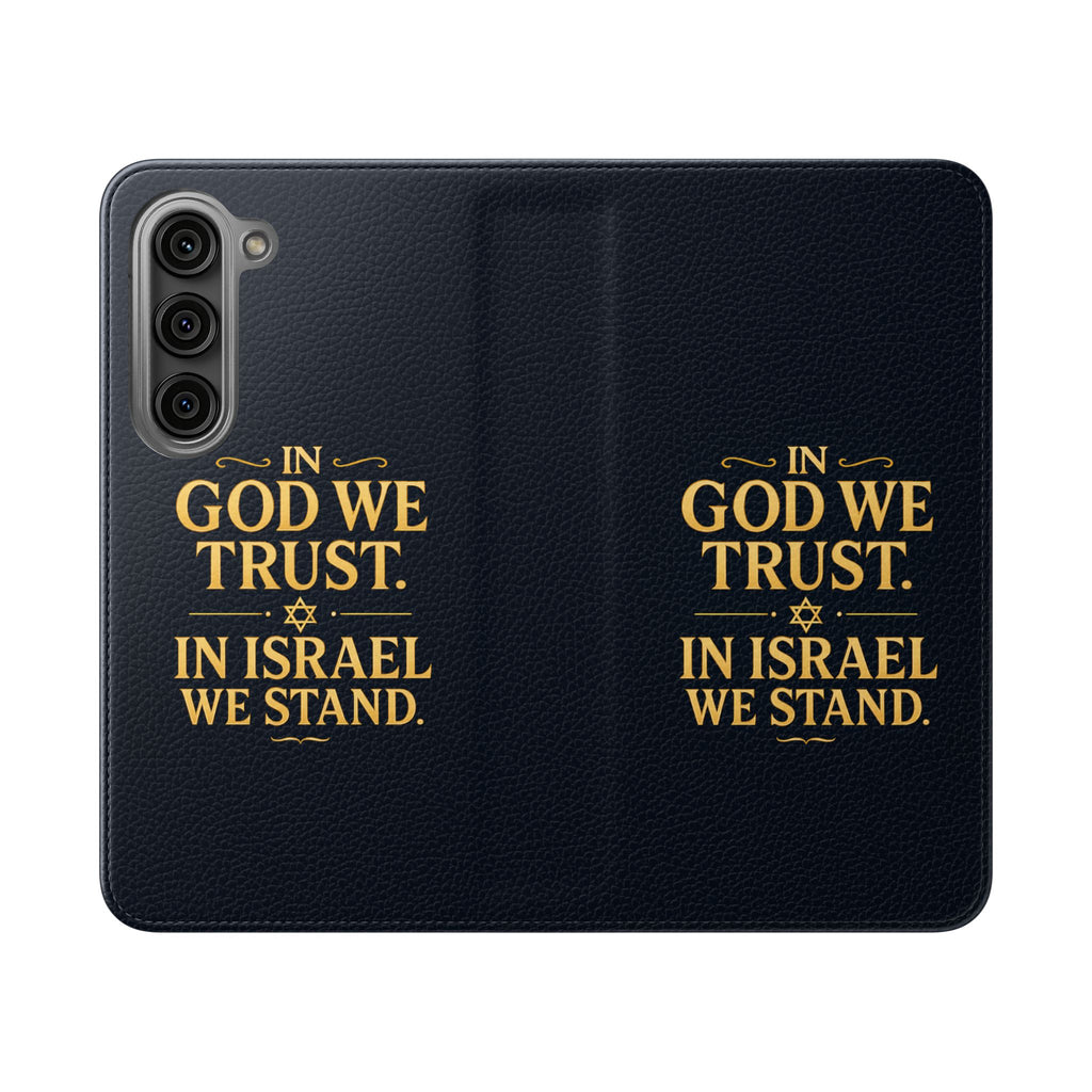 In God With Israel Flip Cases - American Zionist